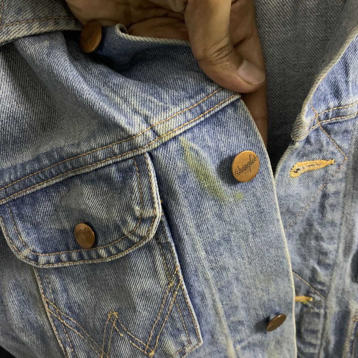 Vintage × Wrangler Distressed wrangler bucket jacket Size US M / EU 48-50 / 2 - 3 Thumbnail