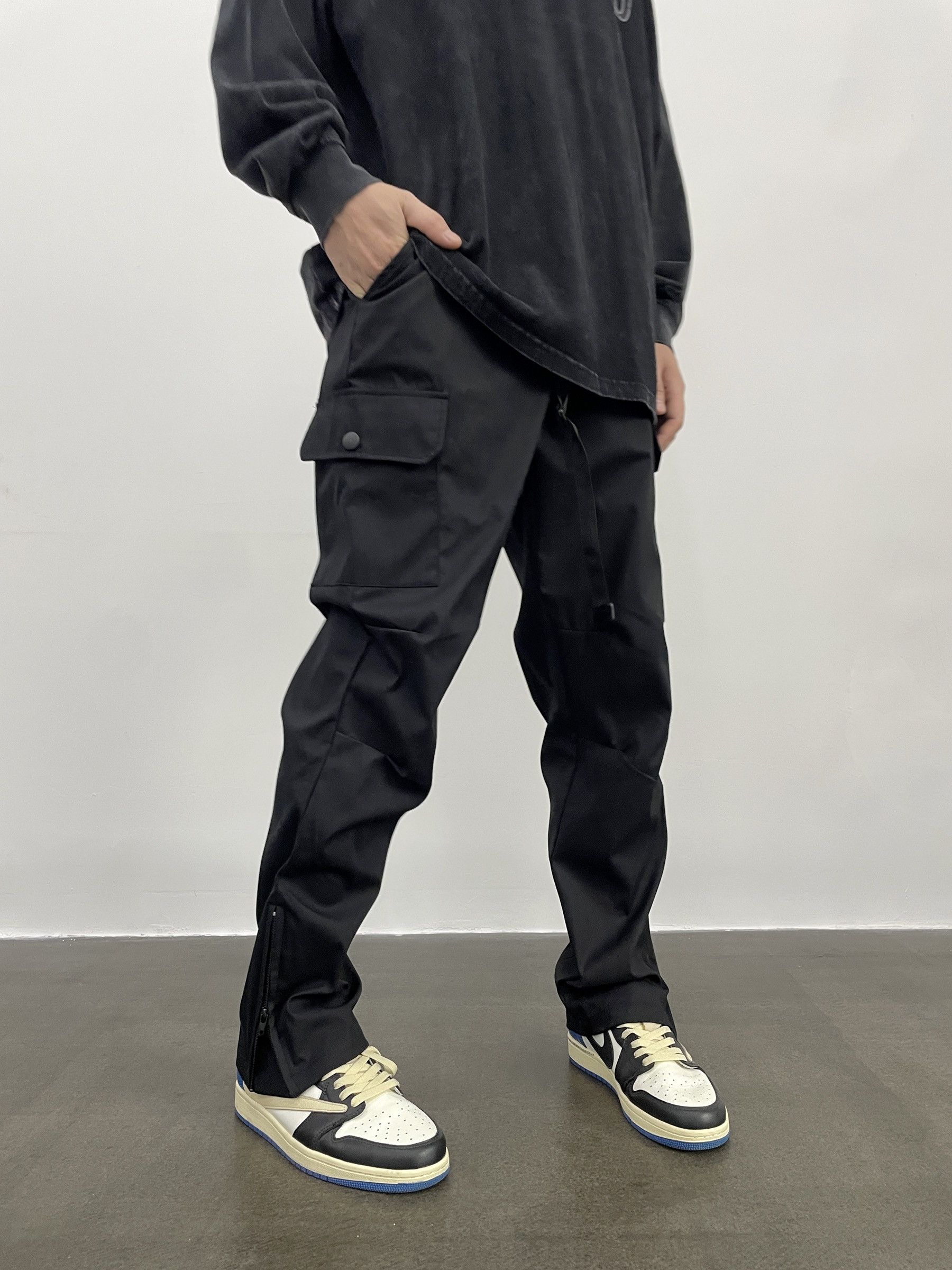 utility zipper tactical cargo pants
