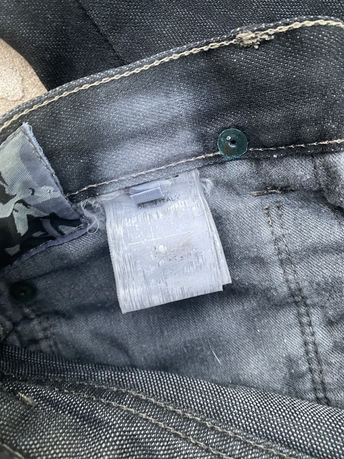 Rick Owens Waxed Denim Banana Cuts Size US 32 / EU 48 - 9 Thumbnail
