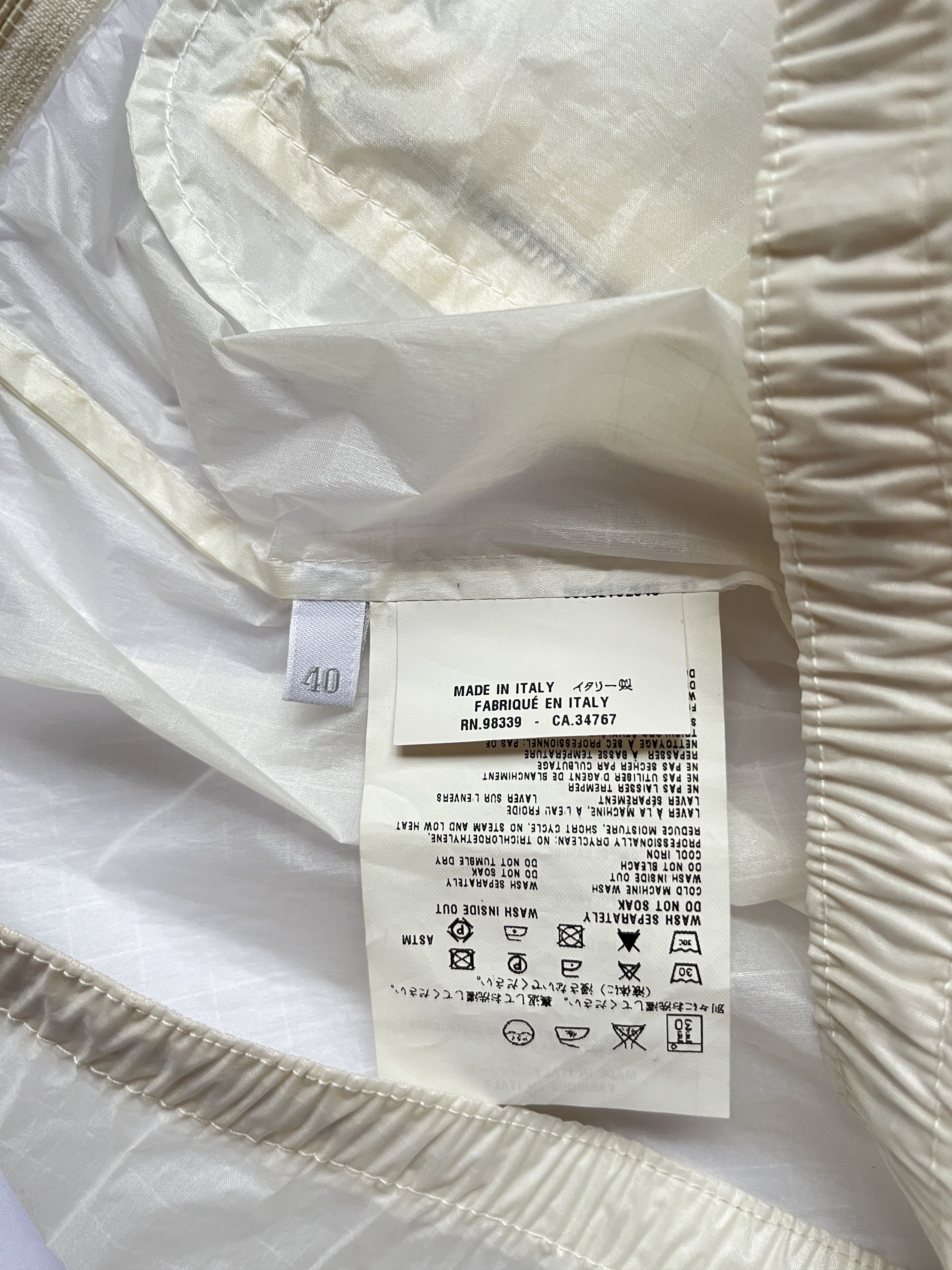 Prada ⚡️QUICK SALE⚡️2006 Prada Luna Rossa Cream Jacket Bomber Size M / US 6-8 / IT 42-44 - 7 Thumbnail