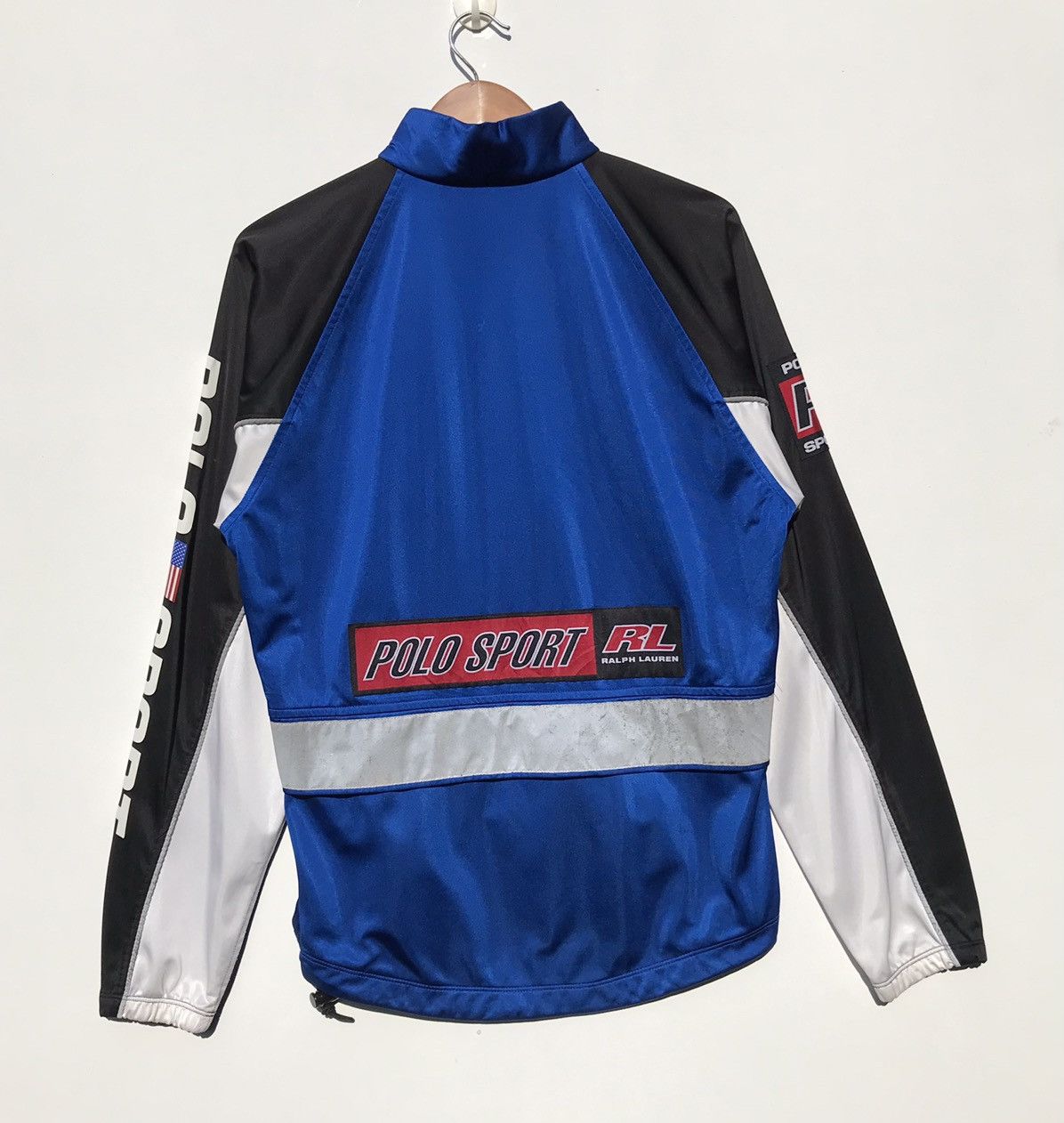 Polo Ralph Lauren Vintage Polo Sport Cycling Jersey Jacket Polo Ralph Lauren Size US M / EU 48-50 / 2 - 2 Thumbnail