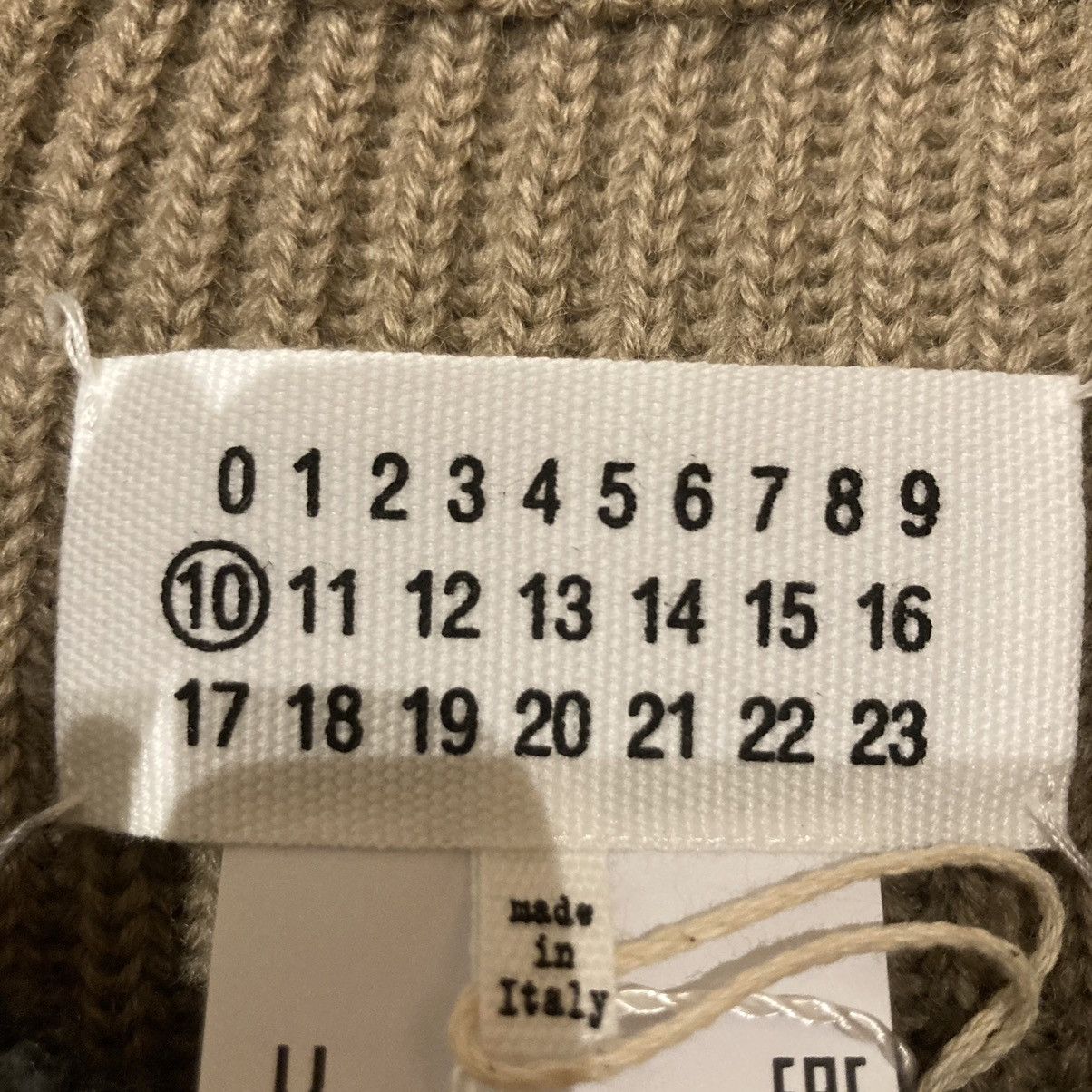 Maison Margiela New Maison Margiela Spliced Two Tone Wool Sweater Size Small Size US S / EU 44-46 / 1 - 8 Thumbnail