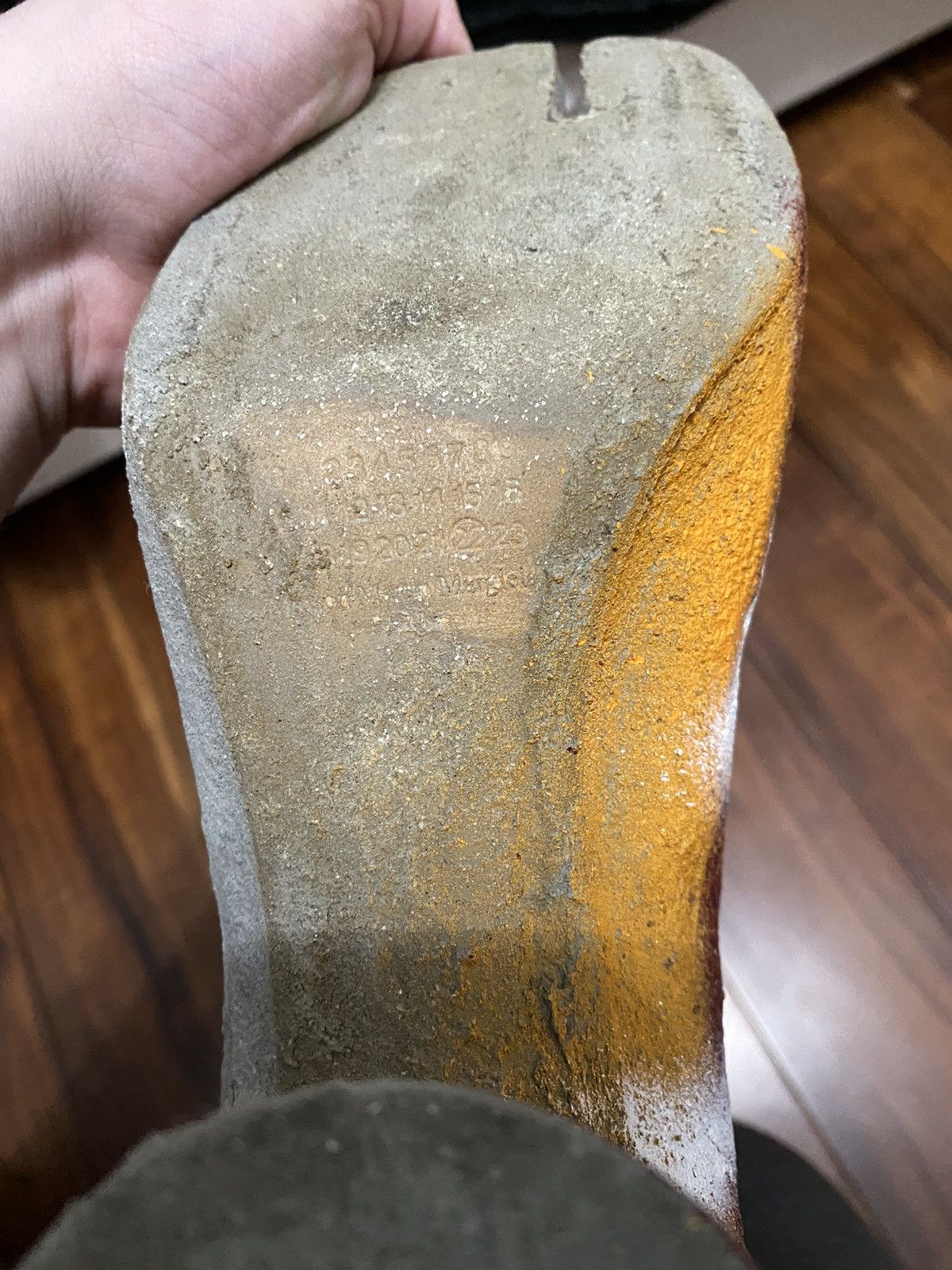 Maison Margiela NEW 1/150 “PAW” hand painted cement resin tabi Size US 7 / EU 40 - 8 Thumbnail