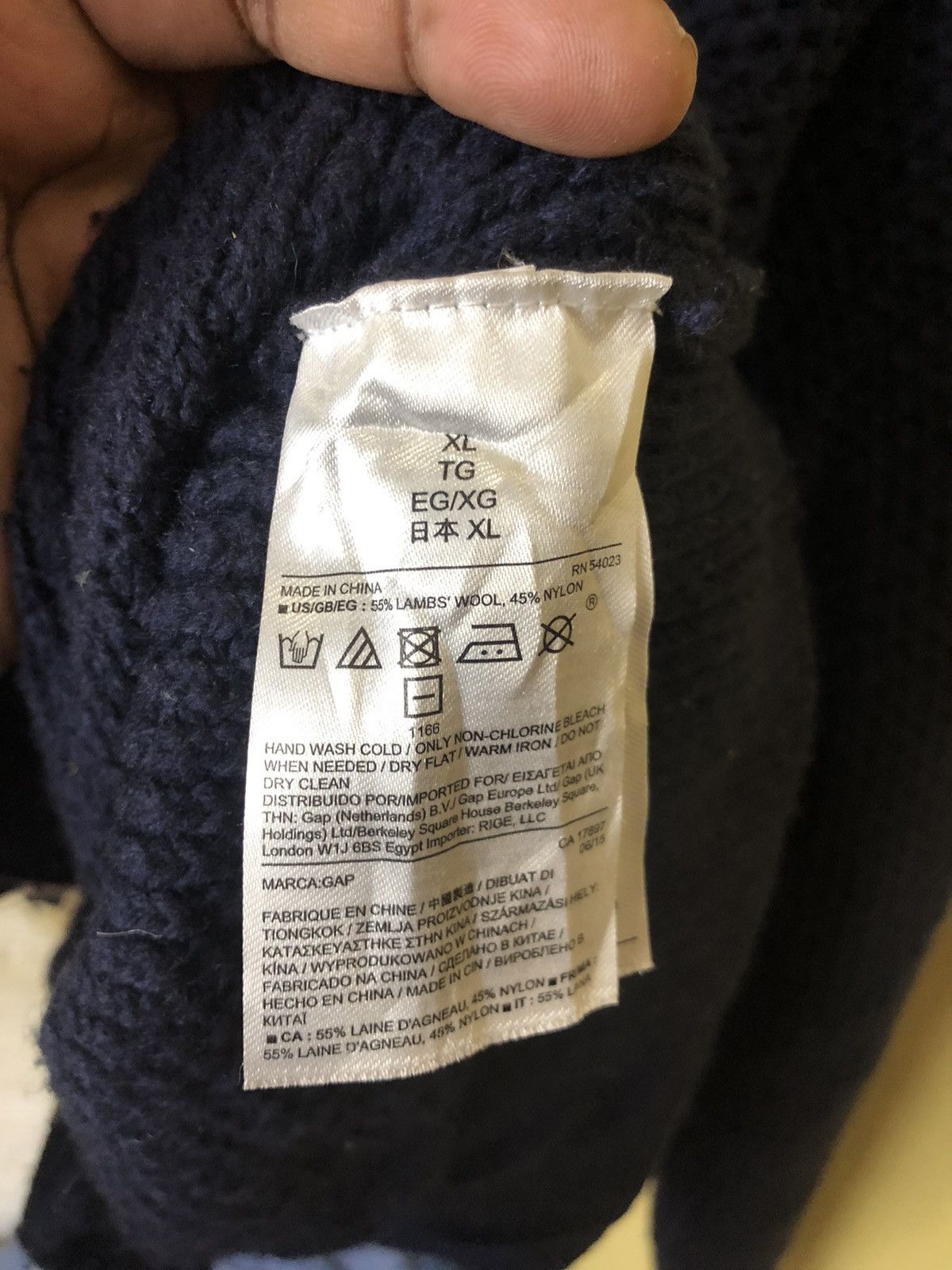 Gap × Homespun Knitwear GAP KNITWEAR cardigan lambwools material design size L Size US L / EU 52-54 / 3 - 9 Thumbnail