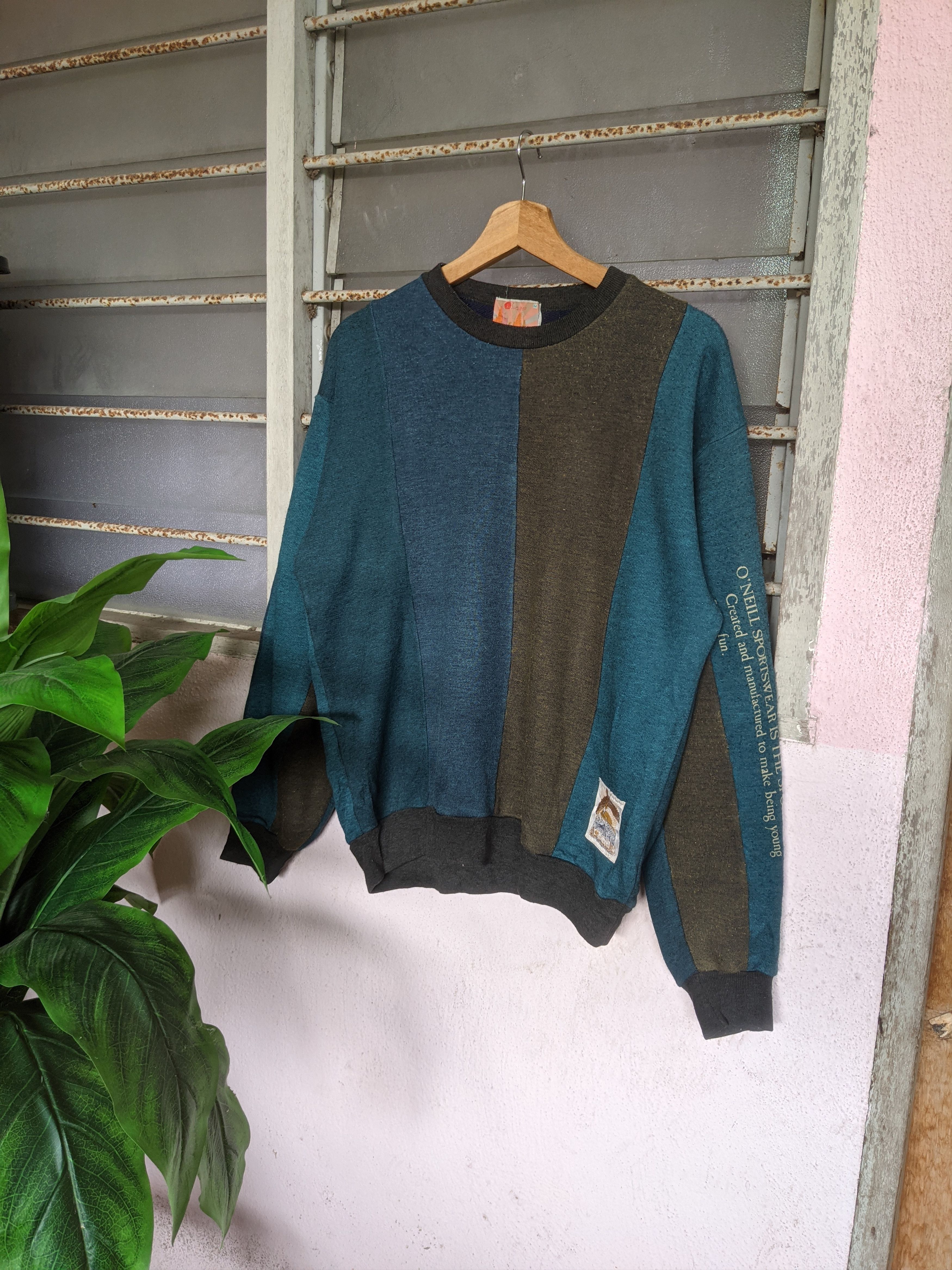 image of Vintage Oneill Multicolor Sweatshirt, Men's (Size Medium)
