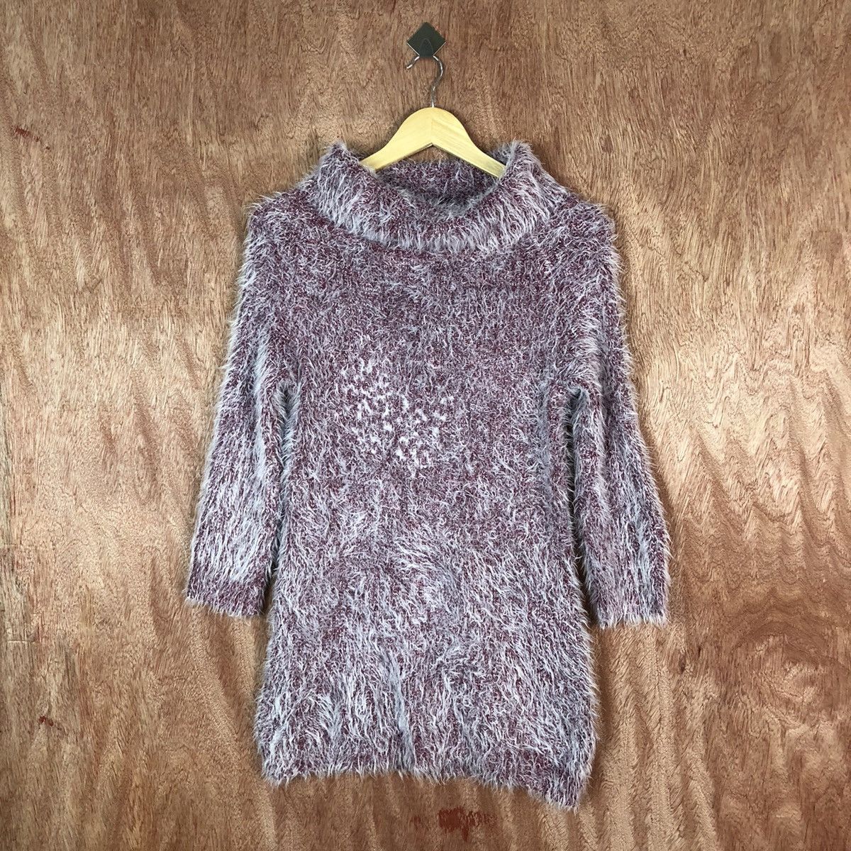 Homespun Knitwear × Japanese Brand Japanese Brand Shag Shaggy Fur Mohair Knitwear #6652 Size M / US 6-8 / IT 42-44 - 1 Thumbnail
