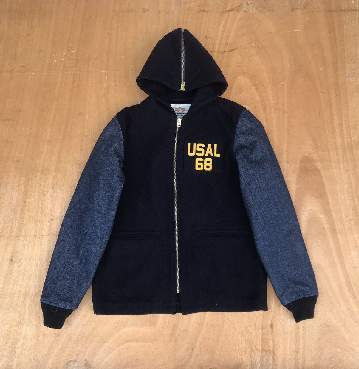 Alpha Industries Alpha industriesXStormrider Lee varsity USAL military jacket Size US S / EU 44-46 / 1 - 1 Thumbnail