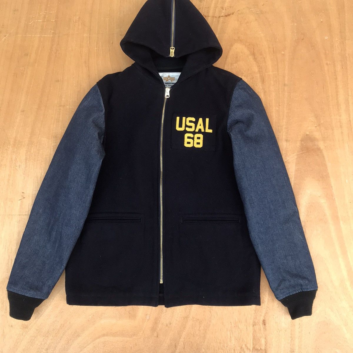 Alpha Industries Alpha industriesXStormrider Lee varsity USAL military jacket Size US S / EU 44-46 / 1 - 5 Thumbnail