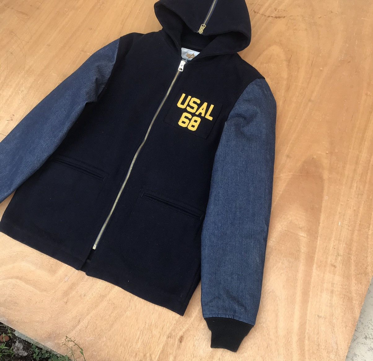 Alpha Industries Alpha industriesXStormrider Lee varsity USAL military jacket Size US S / EU 44-46 / 1 - 3 Thumbnail