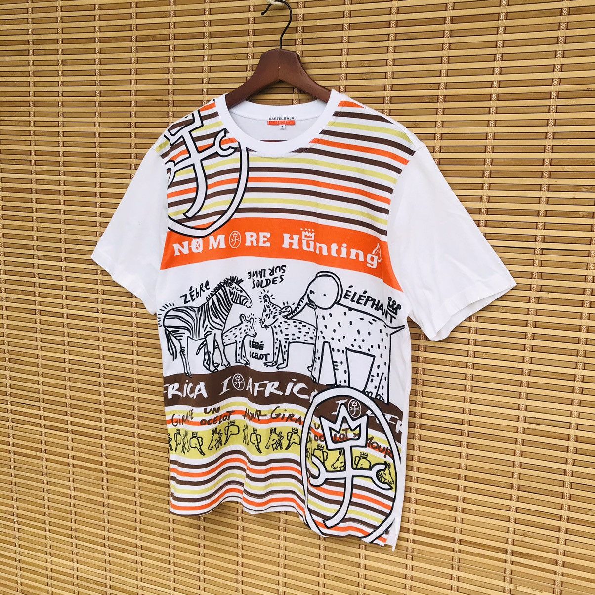 Jean Charles De Castelbajac Rare Castebajac Sport Save animals no more hunting Size US L / EU 52-54 / 3 - 4 Thumbnail