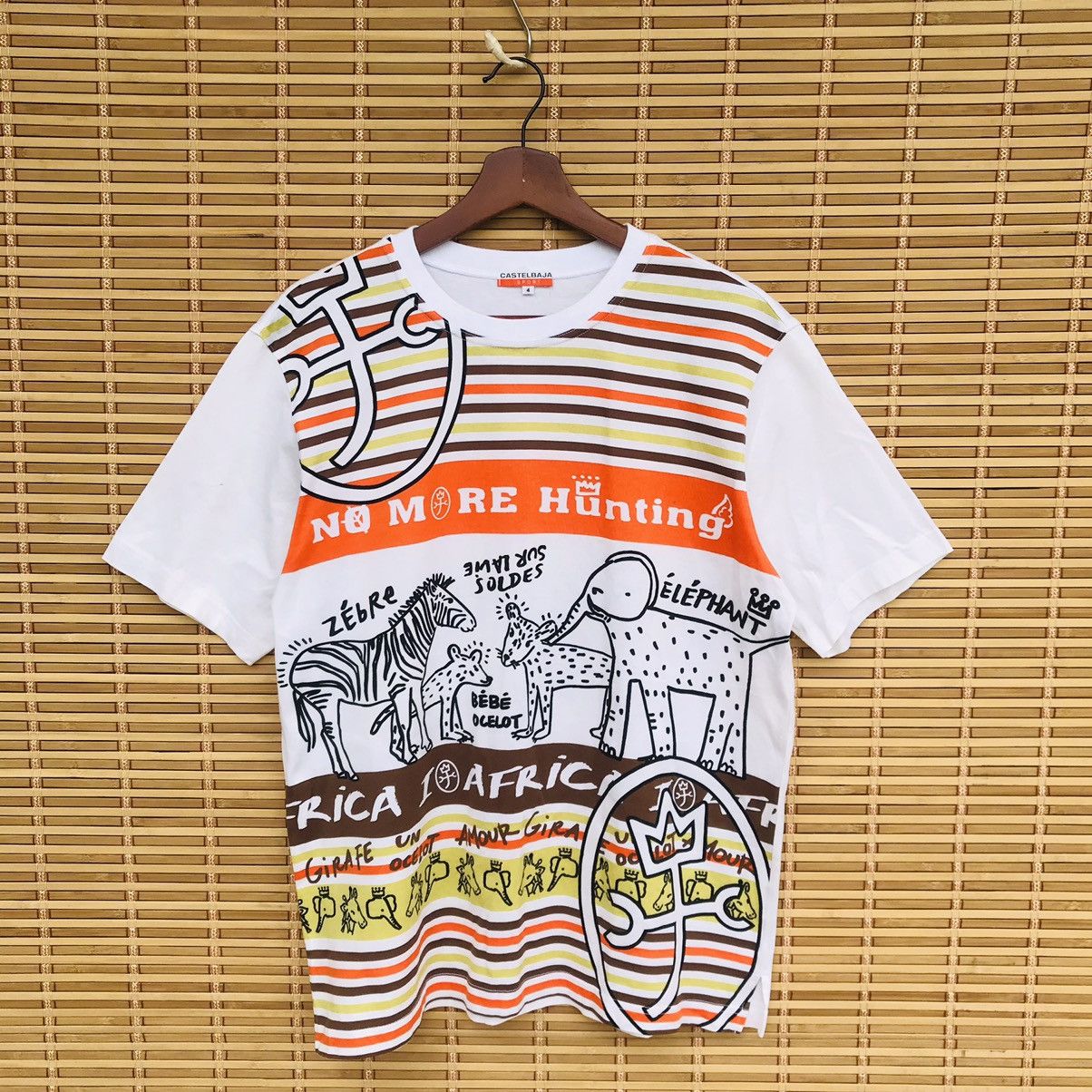 Jean Charles De Castelbajac Rare Castebajac Sport Save animals no more hunting Size US L / EU 52-54 / 3 - 3 Thumbnail