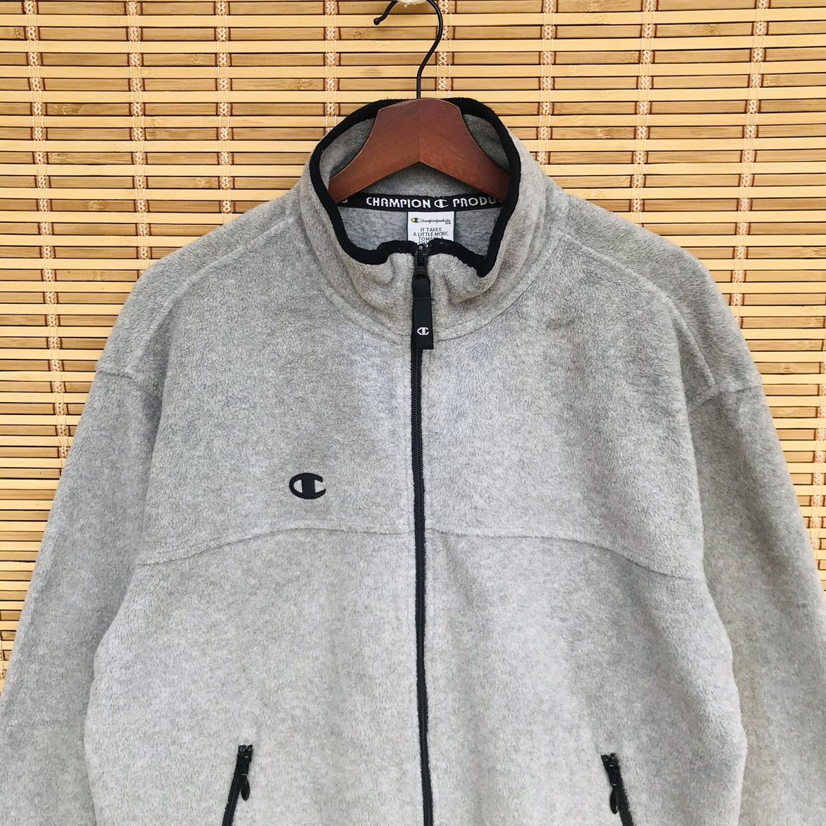 Champion Champion Fleece green tag zipper sweatshirt Size US M / EU 48-50 / 2 - 3 Thumbnail