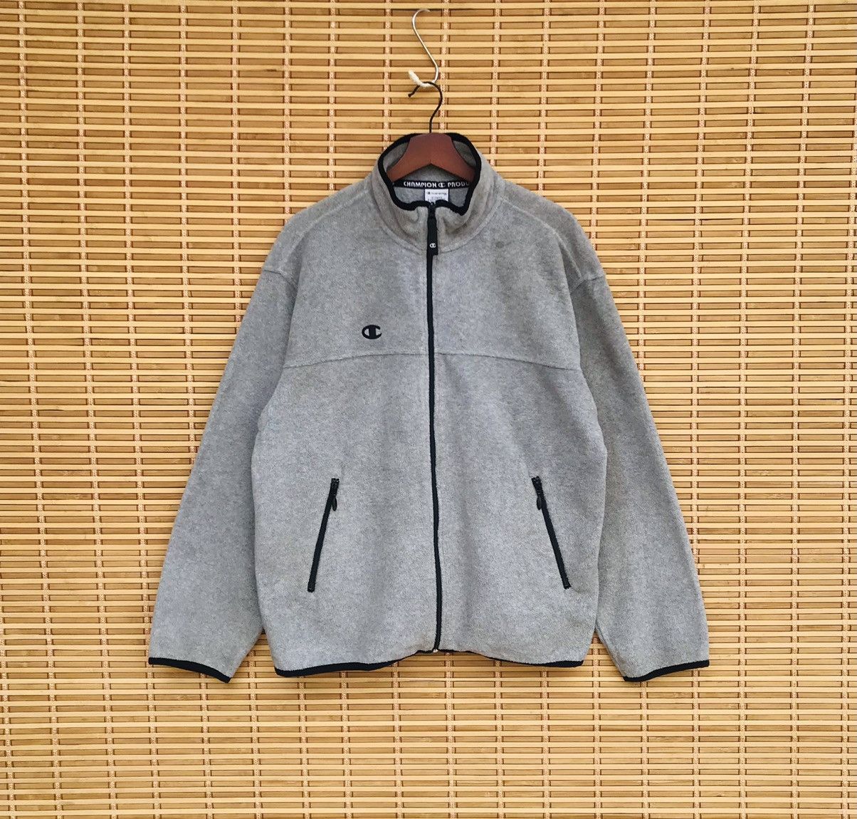 Champion Champion Fleece green tag zipper sweatshirt Size US M / EU 48-50 / 2 - 1 Thumbnail