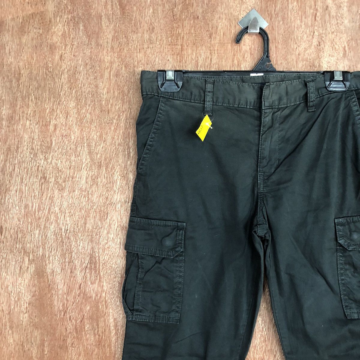 Japanese Brand Macphee Black Multipocket Cargo Pants #2637 Size 29" - 6 Thumbnail