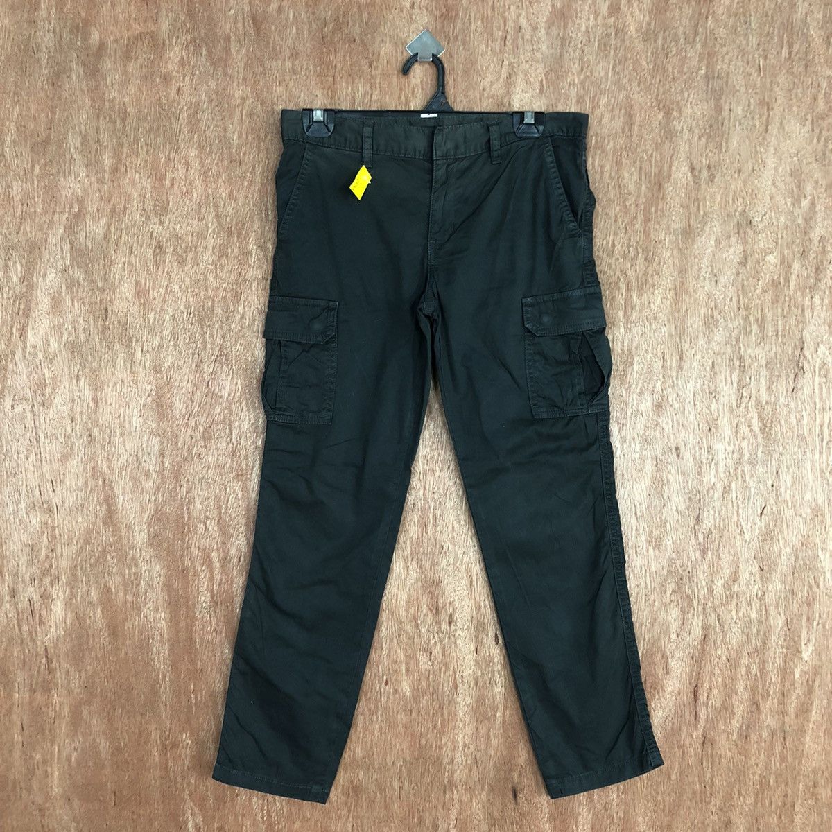 Japanese Brand Macphee Black Multipocket Cargo Pants #2637 Size 29" - 1 Thumbnail