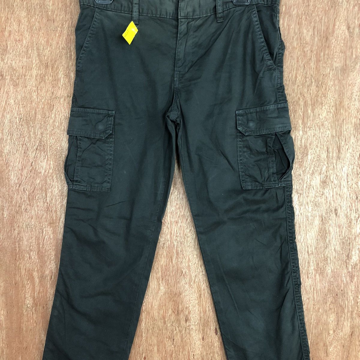 Japanese Brand Macphee Black Multipocket Cargo Pants #2637 Size 29" - 4 Thumbnail