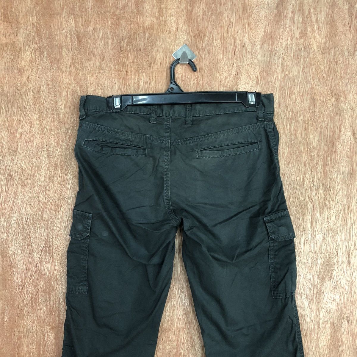 Japanese Brand Macphee Black Multipocket Cargo Pants #2637 Size 29" - 10 Thumbnail