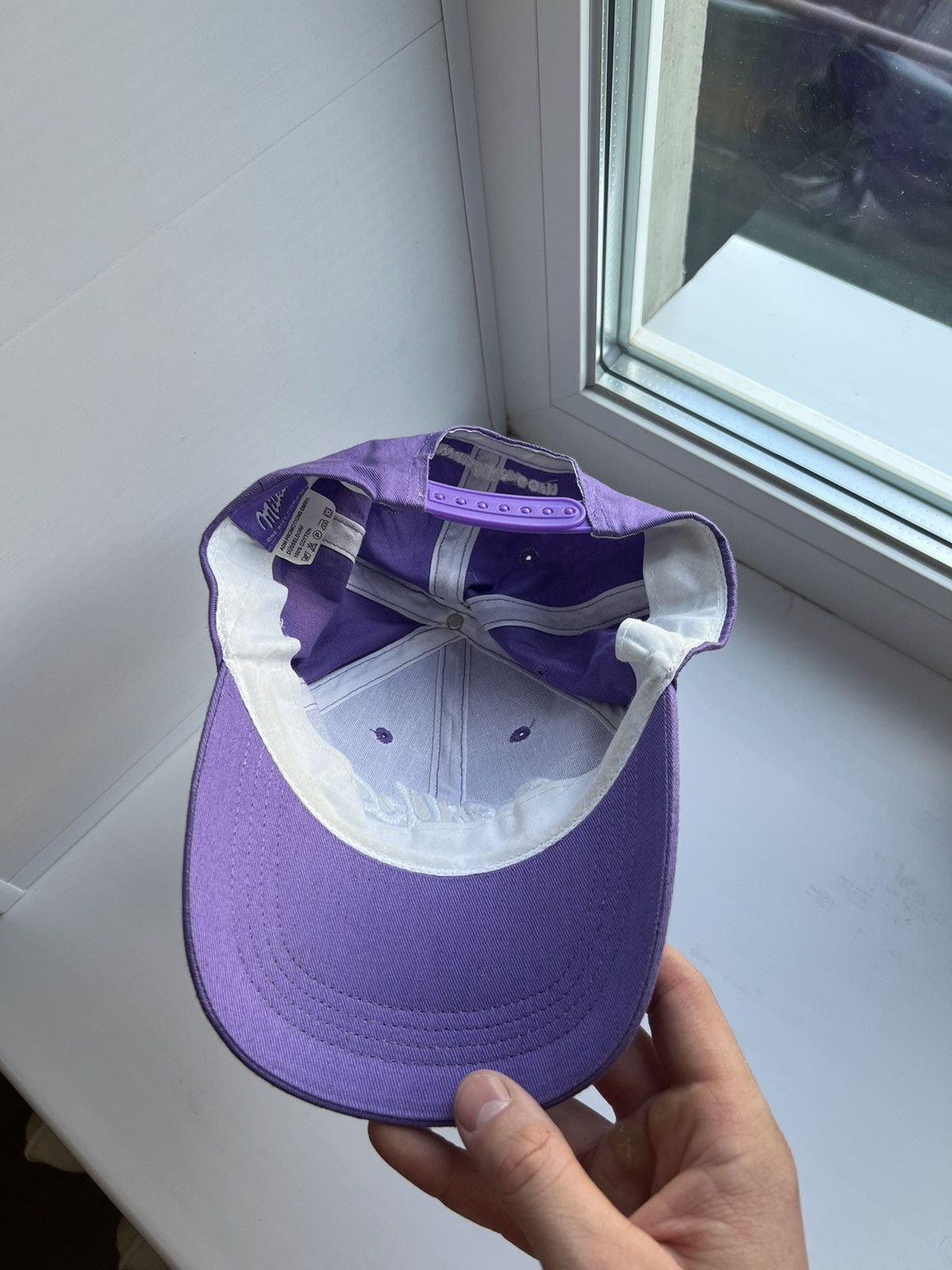 Chocolate × Vintage Vintage milka cap hat Size ONE SIZE - 5 Thumbnail