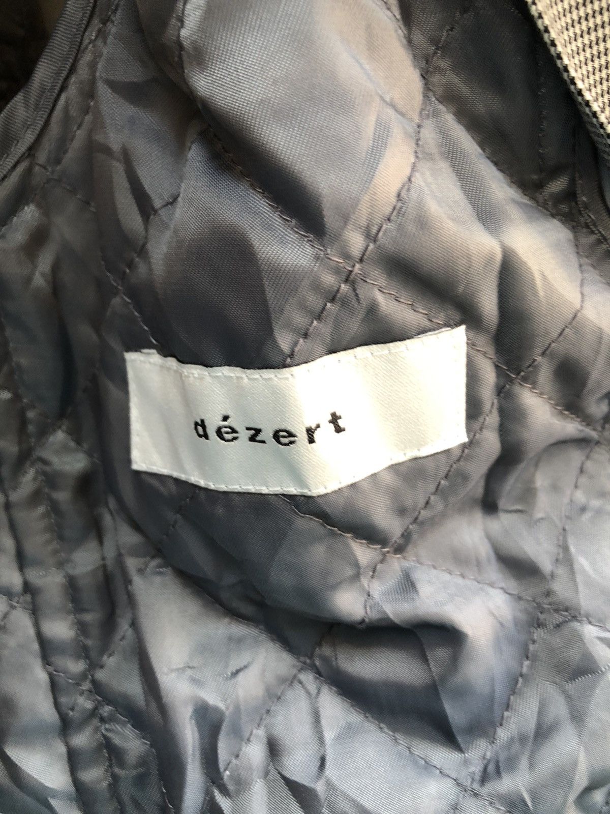 Japanese Brand Vintage 90's Trench Coat Houndstooth by Desert Size US XL / EU 56 / 4 - 11 Thumbnail