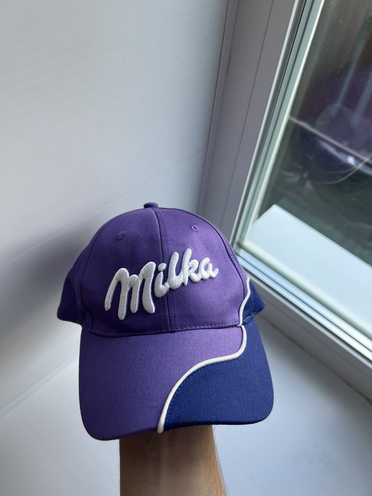 Chocolate × Vintage Vintage milka cap hat purple Size ONE SIZE - 3 Thumbnail