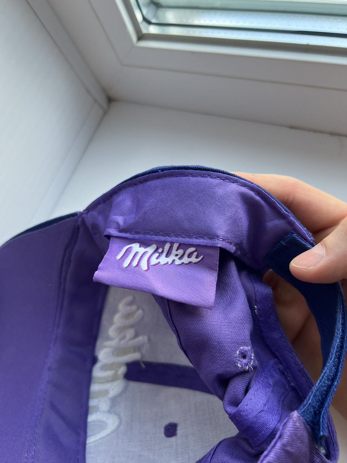 Chocolate × Vintage Vintage milka cap hat purple Size ONE SIZE - 6 Thumbnail