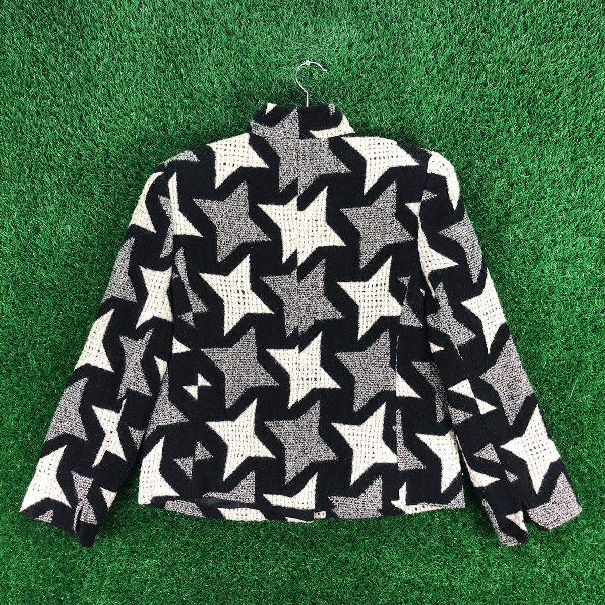 Japanese Brand Vintage 80's Wool Jacket Star by Veracite Vessel Size S / US 4 / IT 40 - 4 Thumbnail