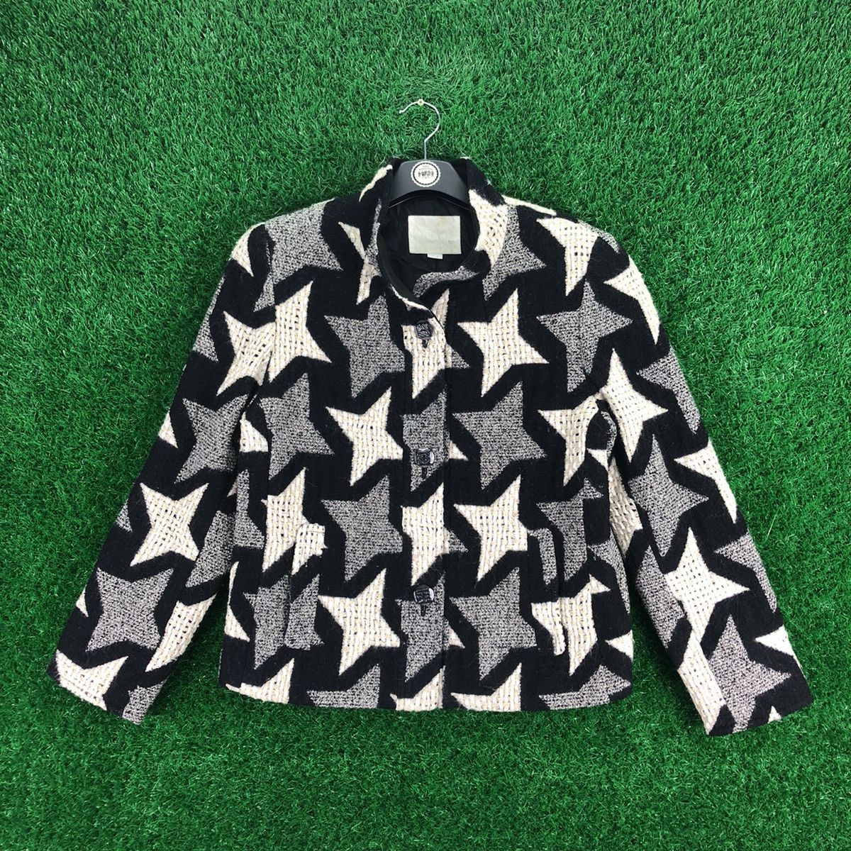 Japanese Brand Vintage 80's Wool Jacket Star by Veracite Vessel Size S / US 4 / IT 40 - 1 Thumbnail