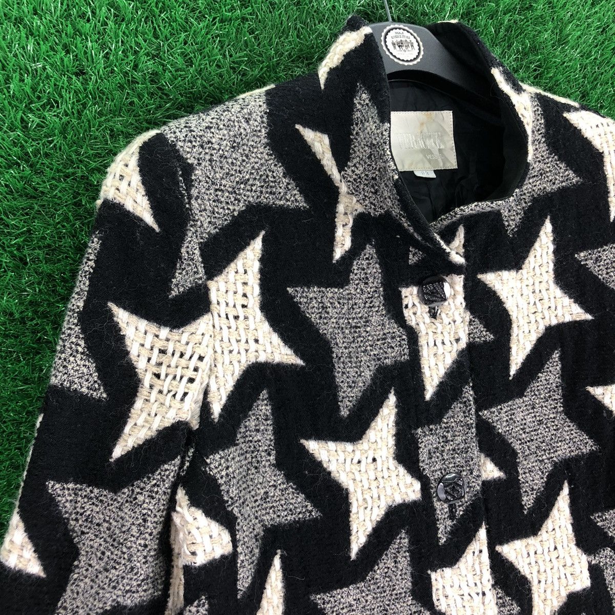 Japanese Brand Vintage 80's Wool Jacket Star by Veracite Vessel Size S / US 4 / IT 40 - 2 Thumbnail