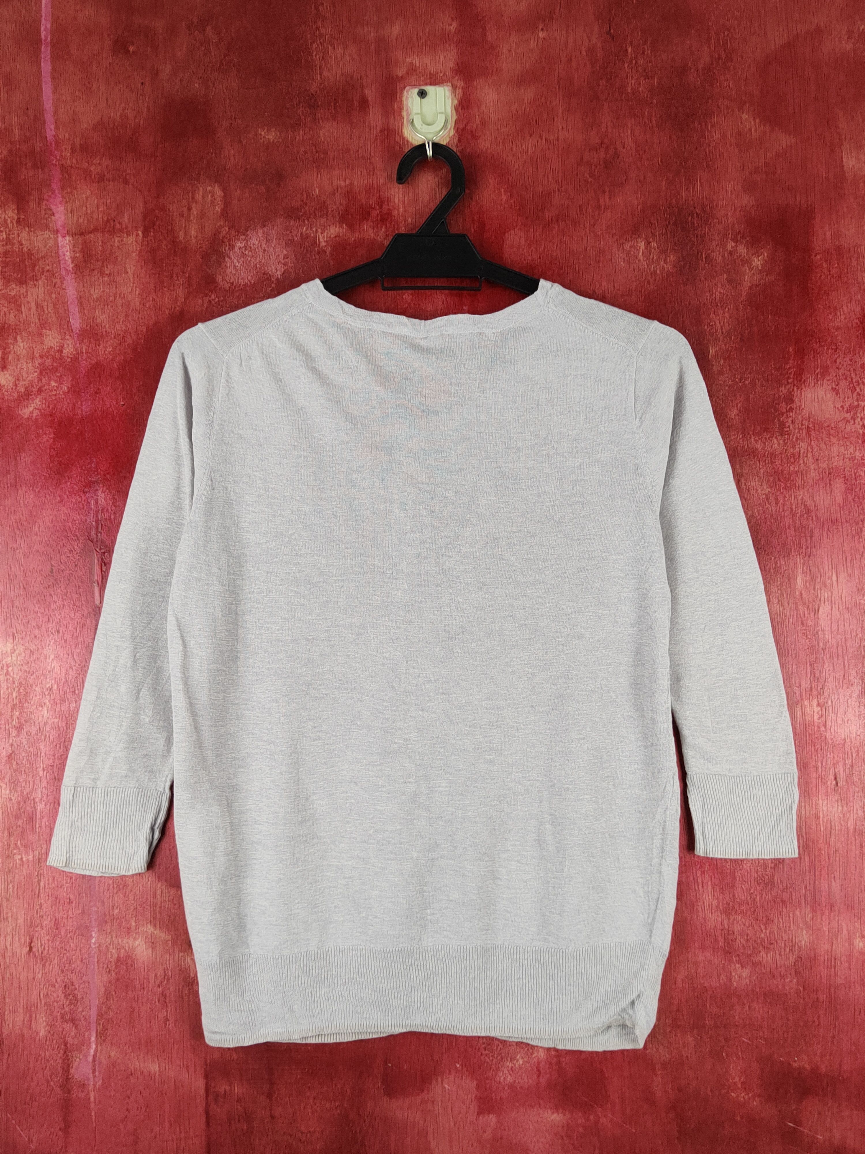 Japanese Brand × Vintage Japanese Brand Gray Knitwear Cardigan #S1210 Size M / US 6-8 / IT 42-44 - 7 Thumbnail
