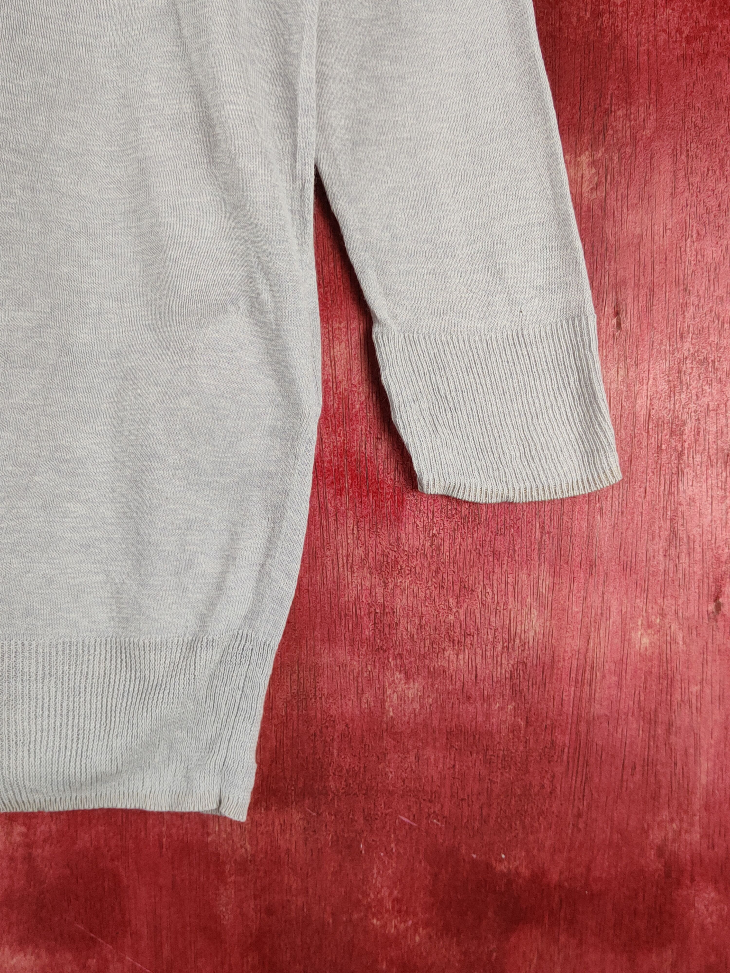 Japanese Brand × Vintage Japanese Brand Gray Knitwear Cardigan #S1210 Size M / US 6-8 / IT 42-44 - 6 Thumbnail