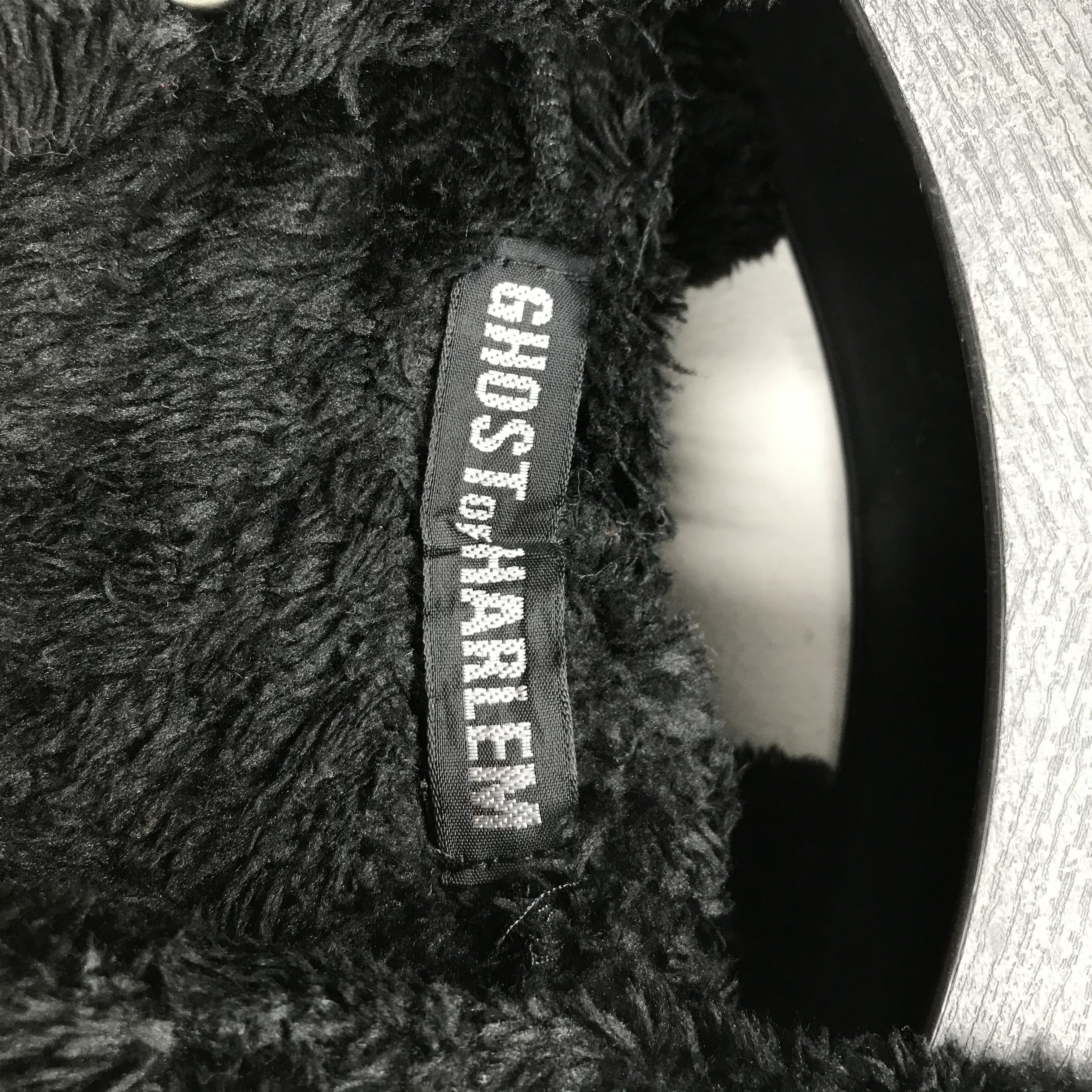 Japanese Brand Ghost Of Harlem Emrboidery Big Logo Fur Hoodies #2499-96 Size XS / US 0-2 / IT 36-38 - 6 Thumbnail