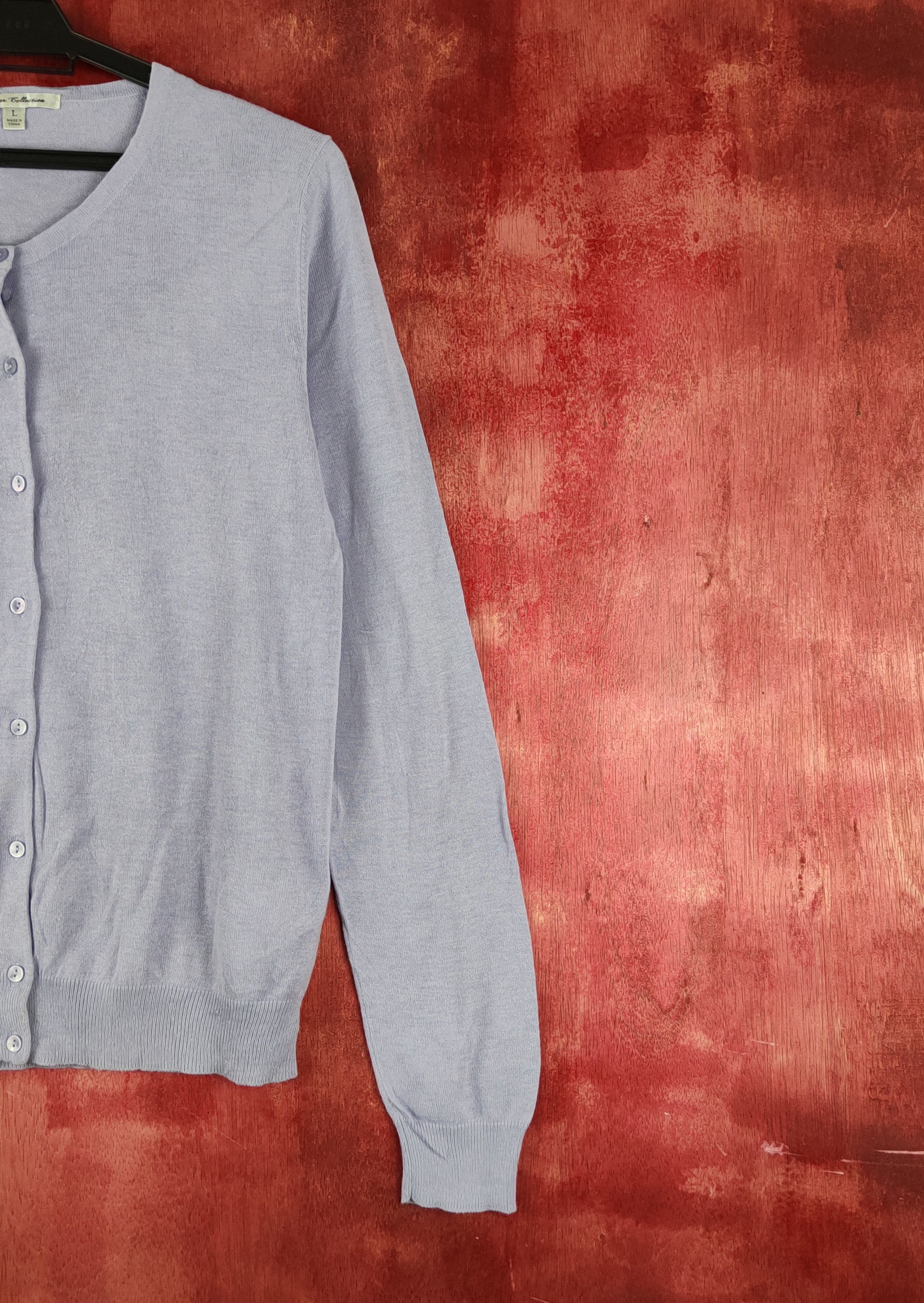 Japanese Brand × Uniqlo Uniqlo Light Purple Knitwear Cardigan #S1209 Size L / US 10 / IT 46 - 5 Thumbnail