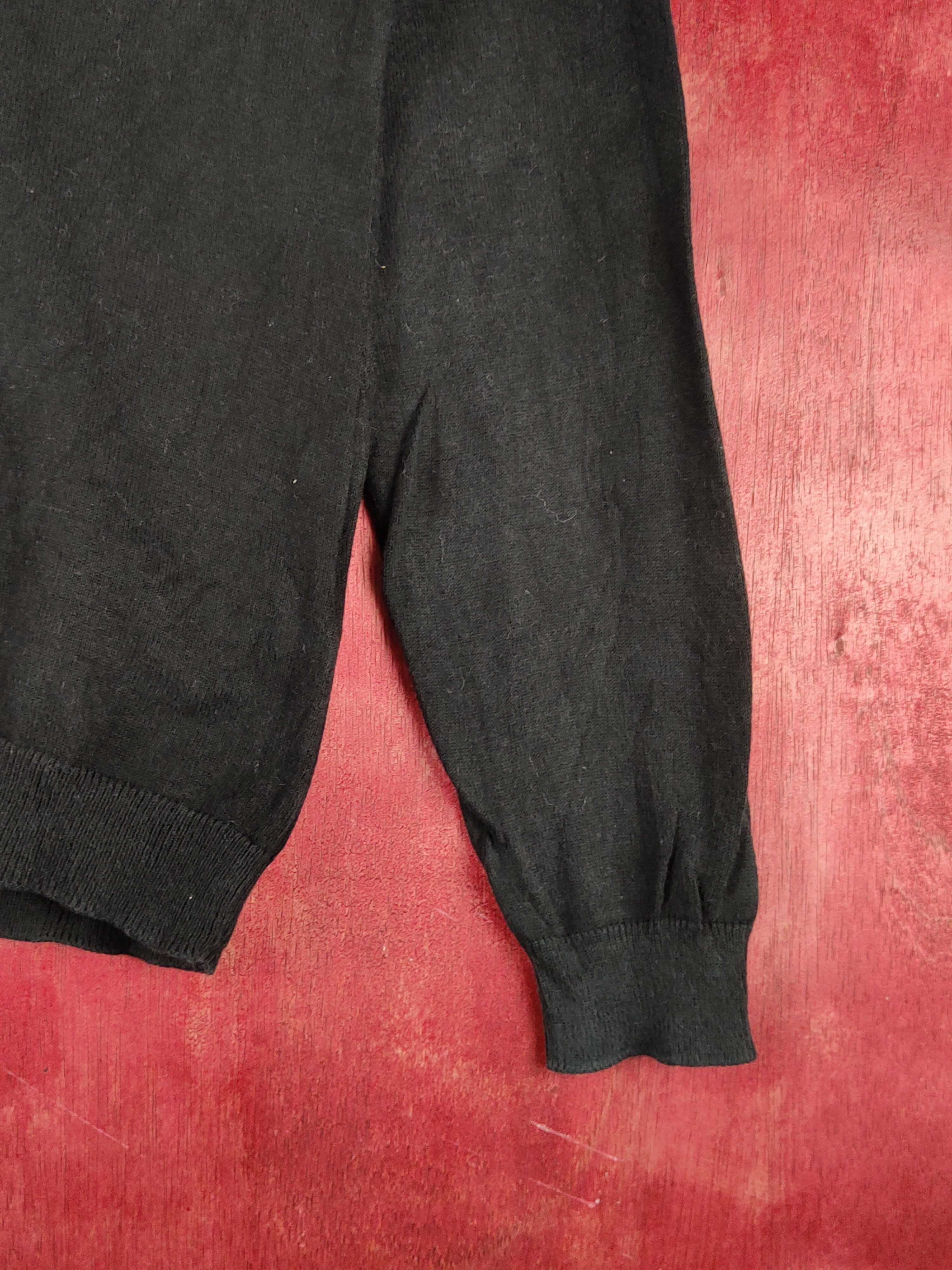 Japanese Brand Uniqlo Black Knitwear Cardigan #S1207 Size L / US 10 / IT 46 - 6 Thumbnail