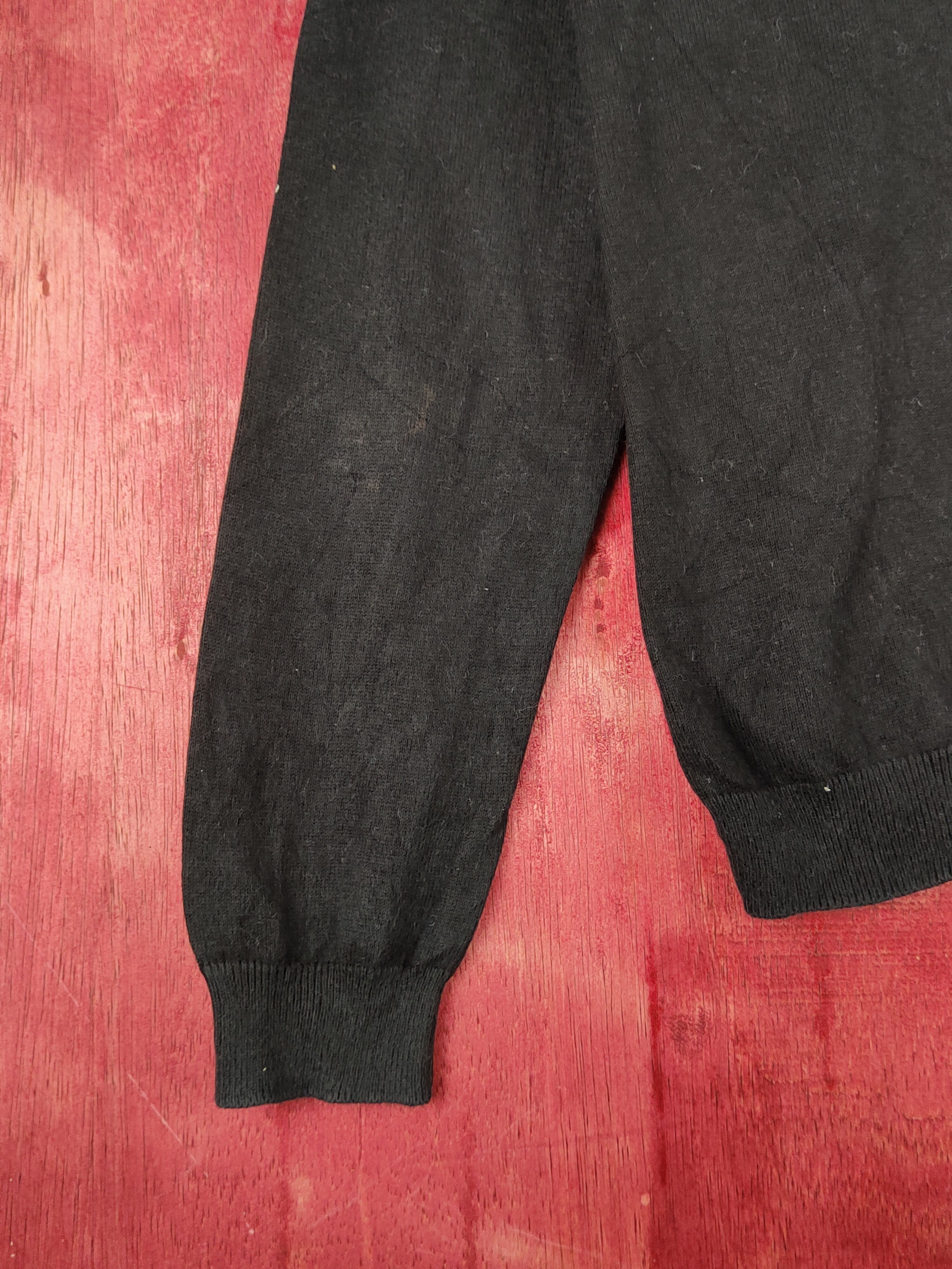 Japanese Brand Uniqlo Black Knitwear Cardigan #S1207 Size L / US 10 / IT 46 - 4 Thumbnail