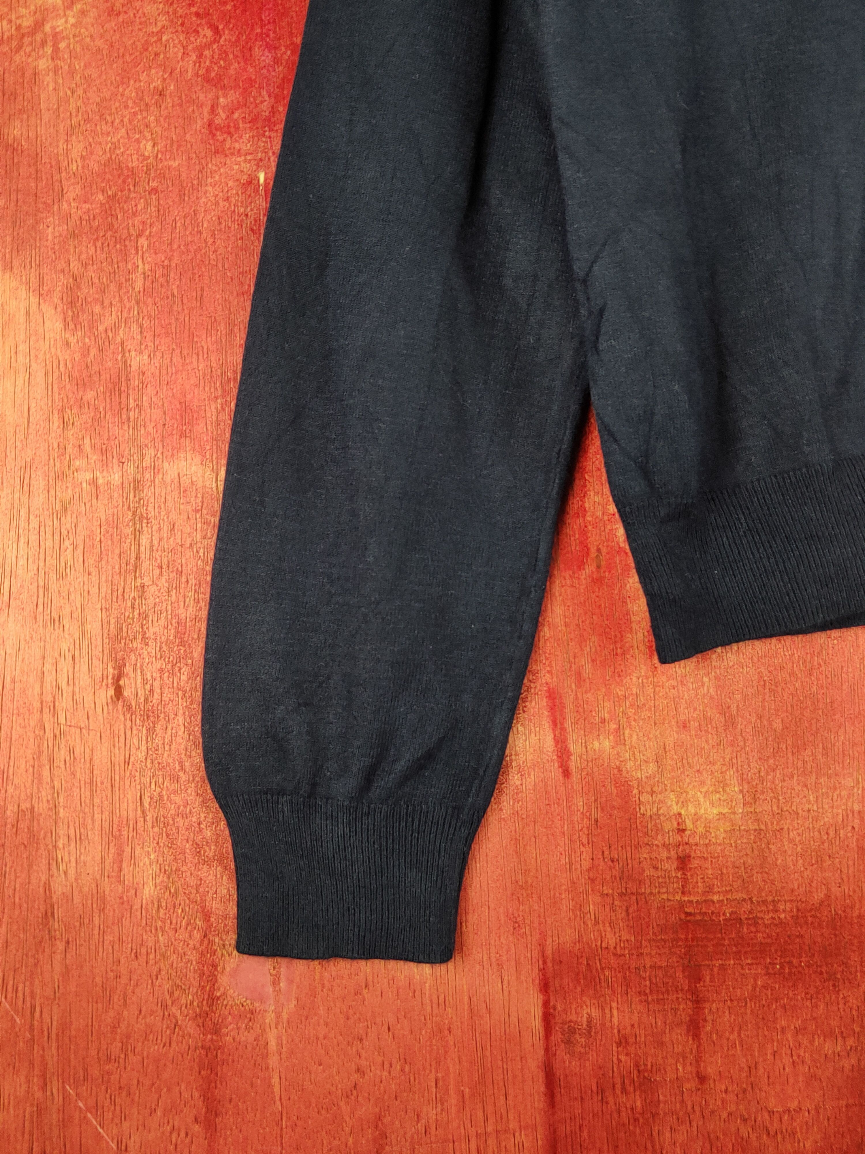 Japanese Brand Rag Out Navy Knitwear Cardigan #S1206 Size S / US 4 / IT 40 - 4 Thumbnail