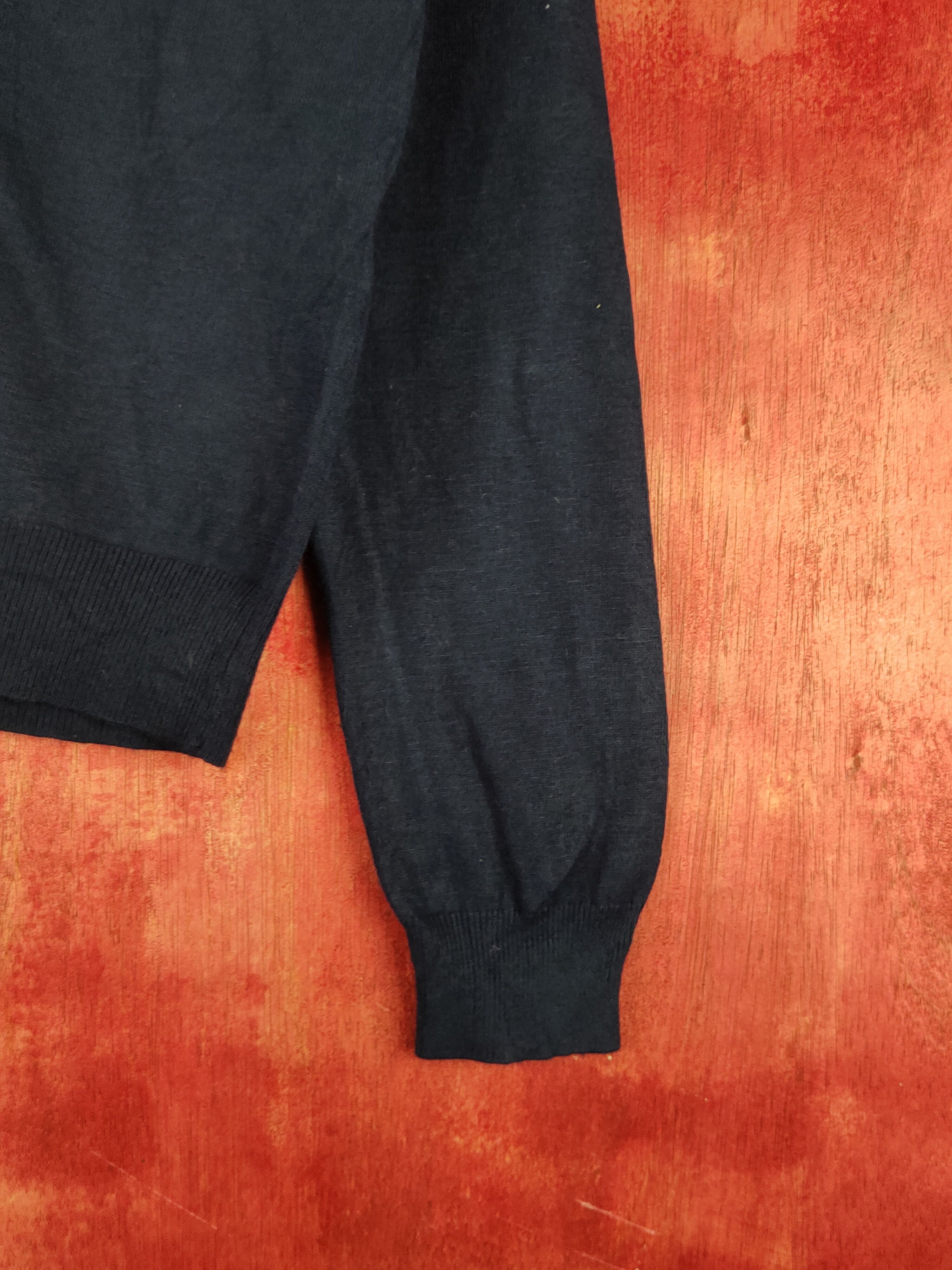 Japanese Brand Rag Out Navy Knitwear Cardigan #S1206 Size S / US 4 / IT 40 - 6 Thumbnail