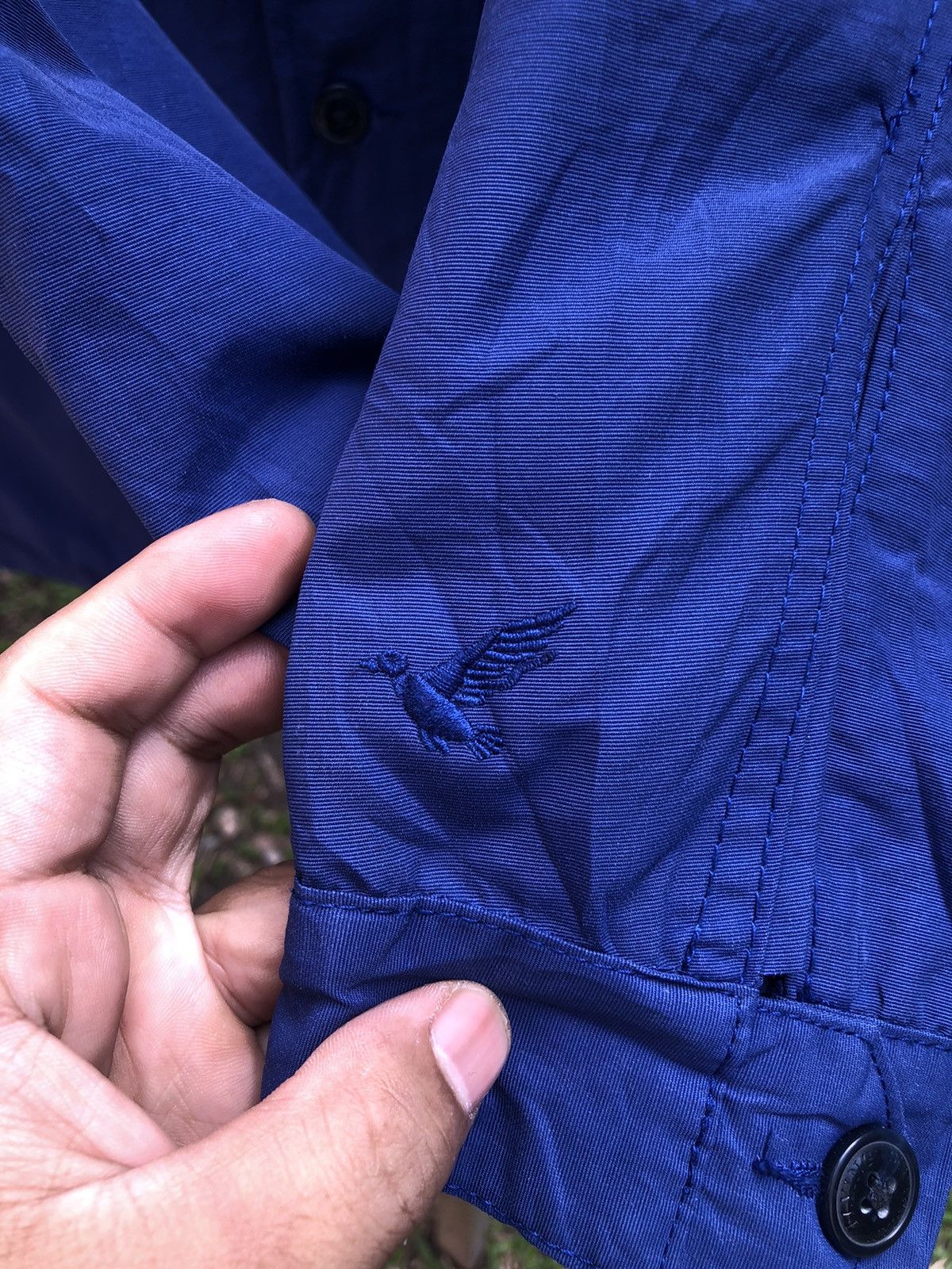 Japanese Brand Windbreaker Flying Scotsman Blue Zipper Jacket Size US M / EU 48-50 / 2 - 10 Thumbnail