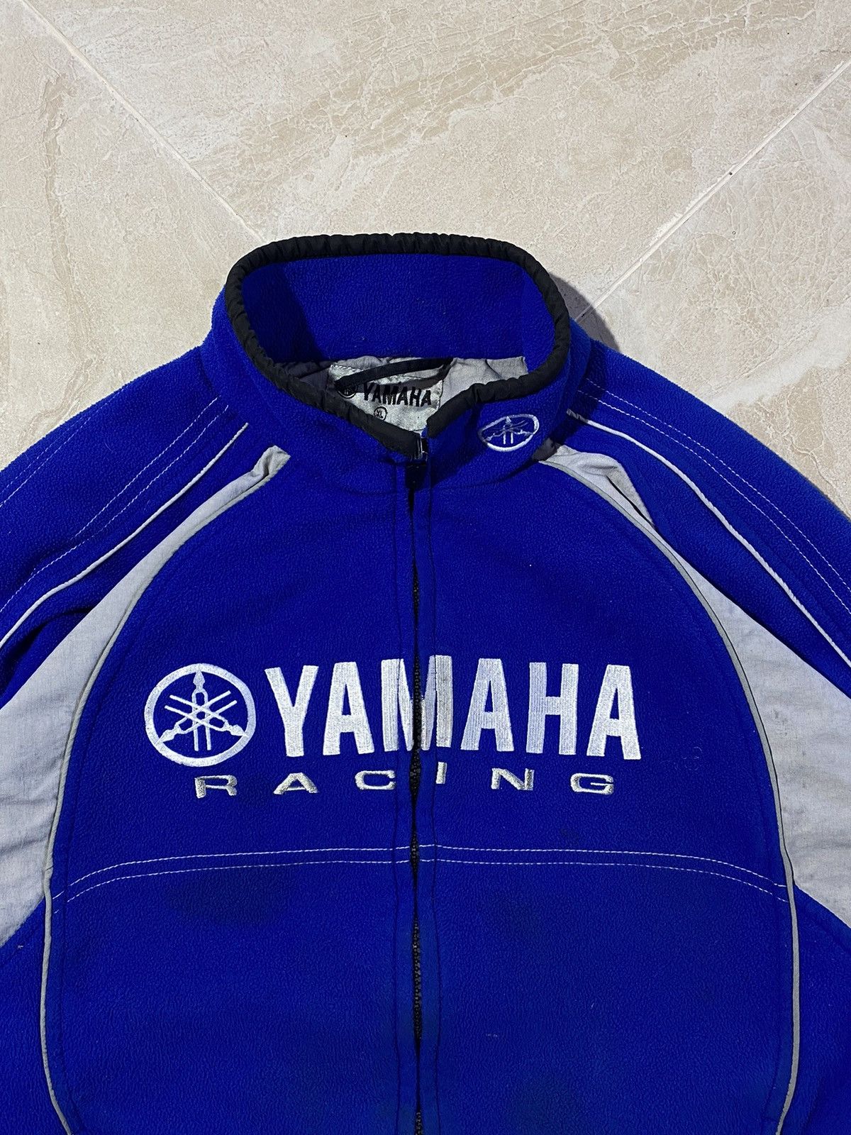 Yamaha Vintage 00s Yamaha Rare Racing Vides Fleece Jacket Y2k hype Size US XL / EU 56 / 4 - 3 Thumbnail