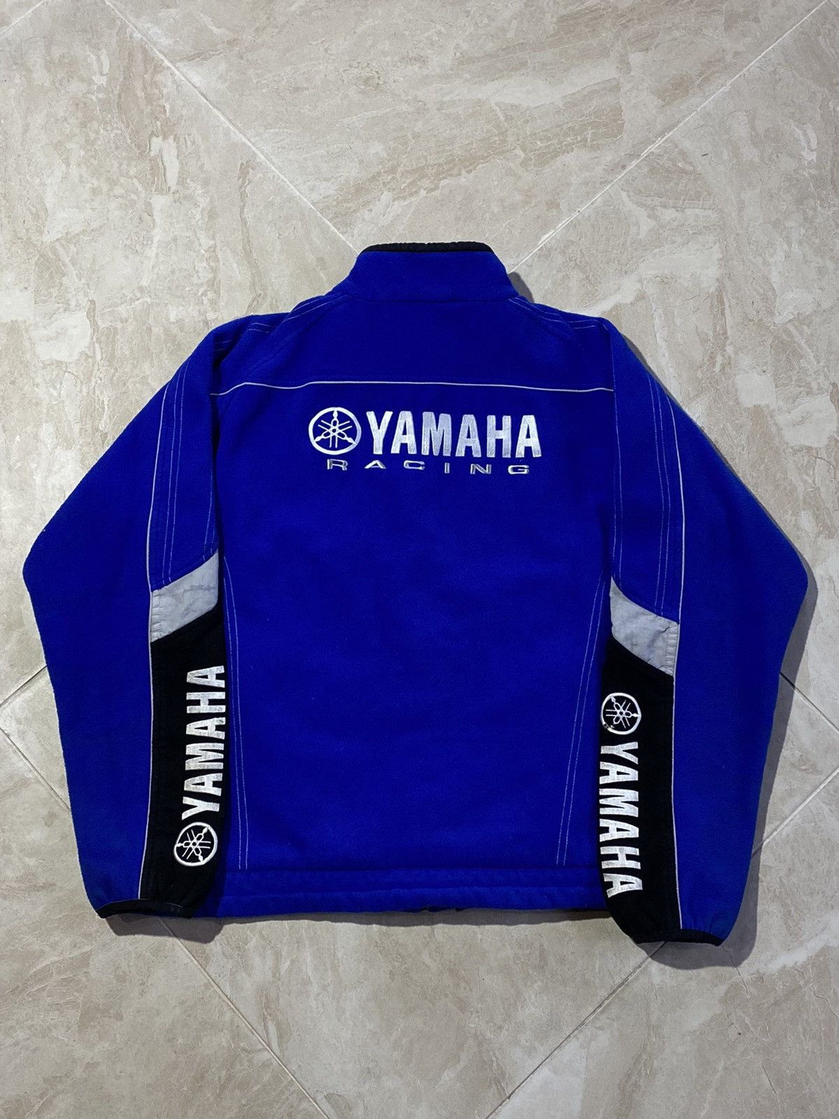 Yamaha Vintage 00s Yamaha Rare Racing Vides Fleece Jacket Y2k hype Size US XL / EU 56 / 4 - 2 Thumbnail