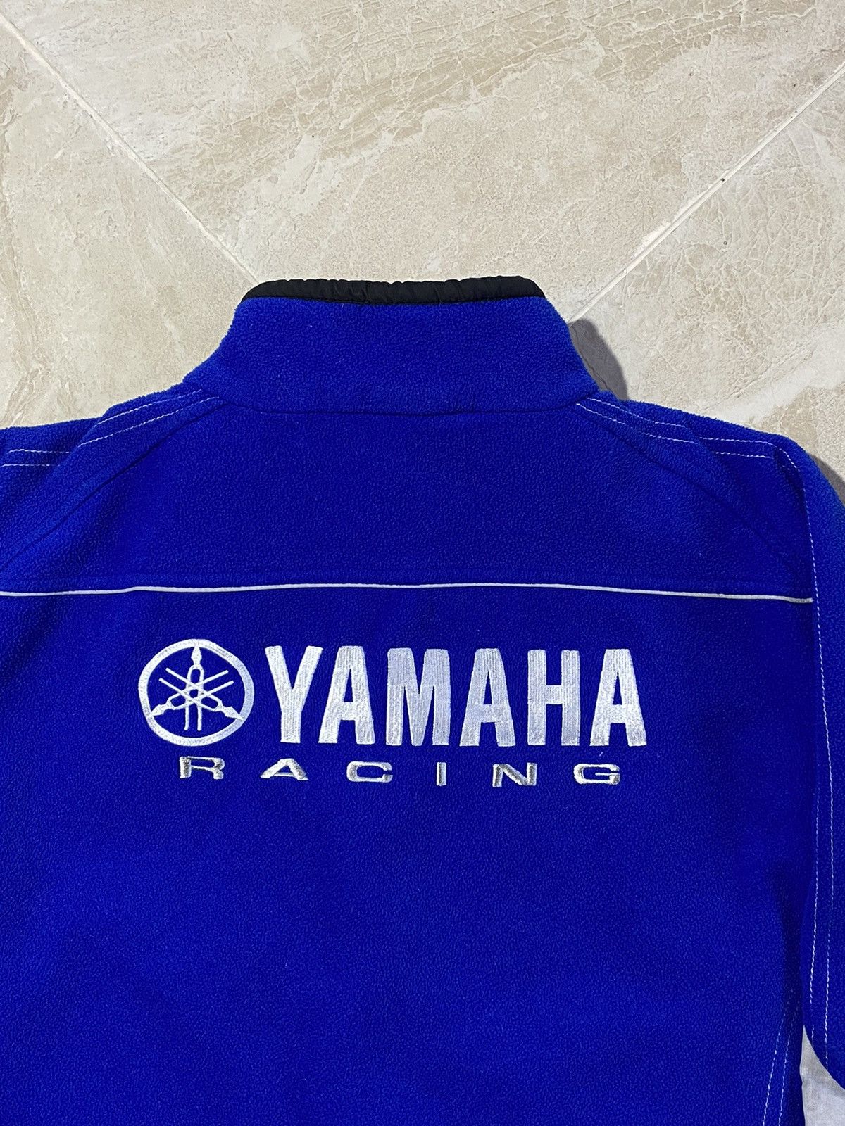 Yamaha Vintage 00s Yamaha Rare Racing Vides Fleece Jacket Y2k hype Size US XL / EU 56 / 4 - 4 Thumbnail