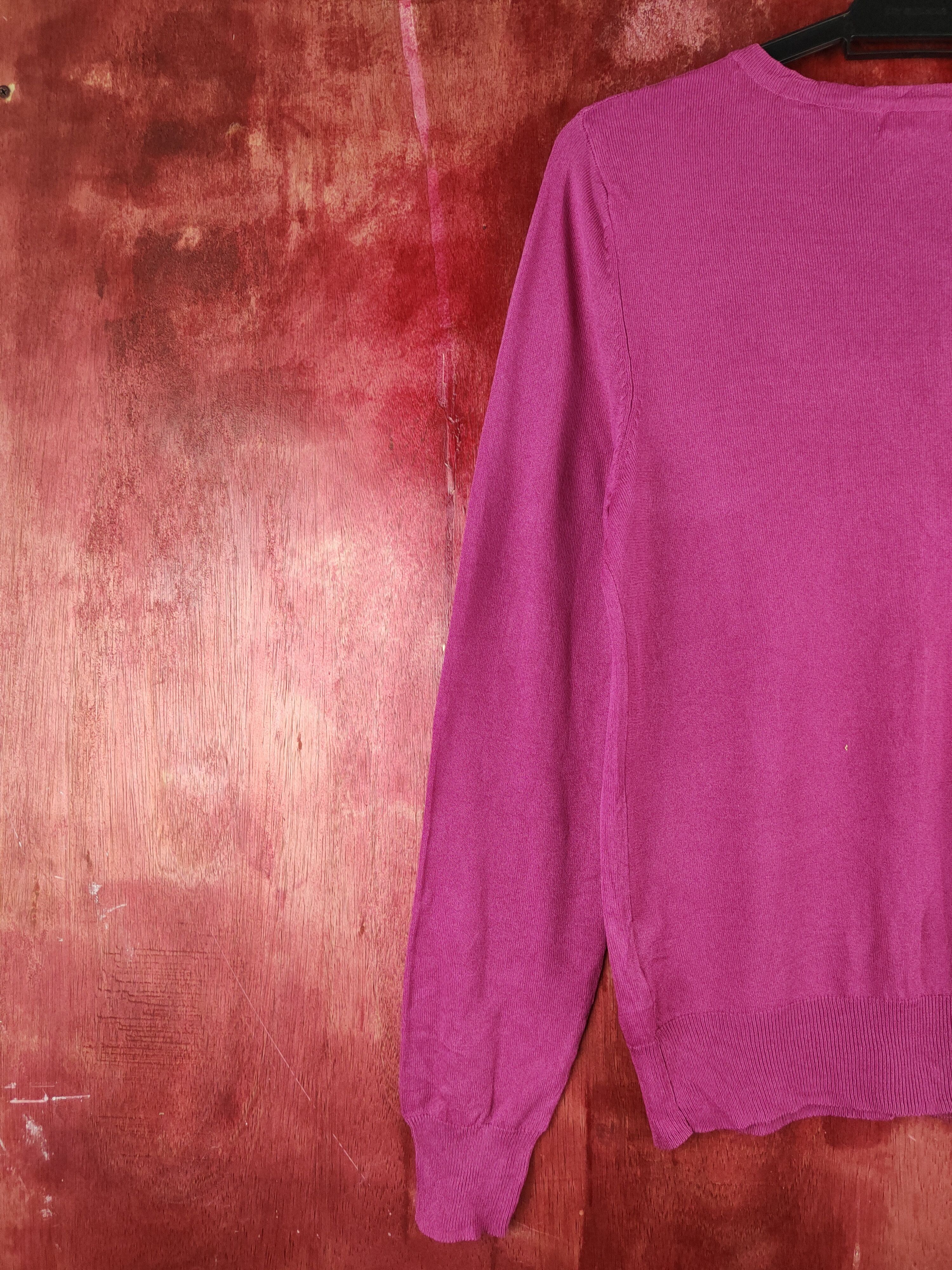 Japanese Brand × Vintage Japanese Brand Purple Knitwear Cardigan japan vintage #S1199 Size M / US 6-8 / IT 42-44 - 8 Thumbnail
