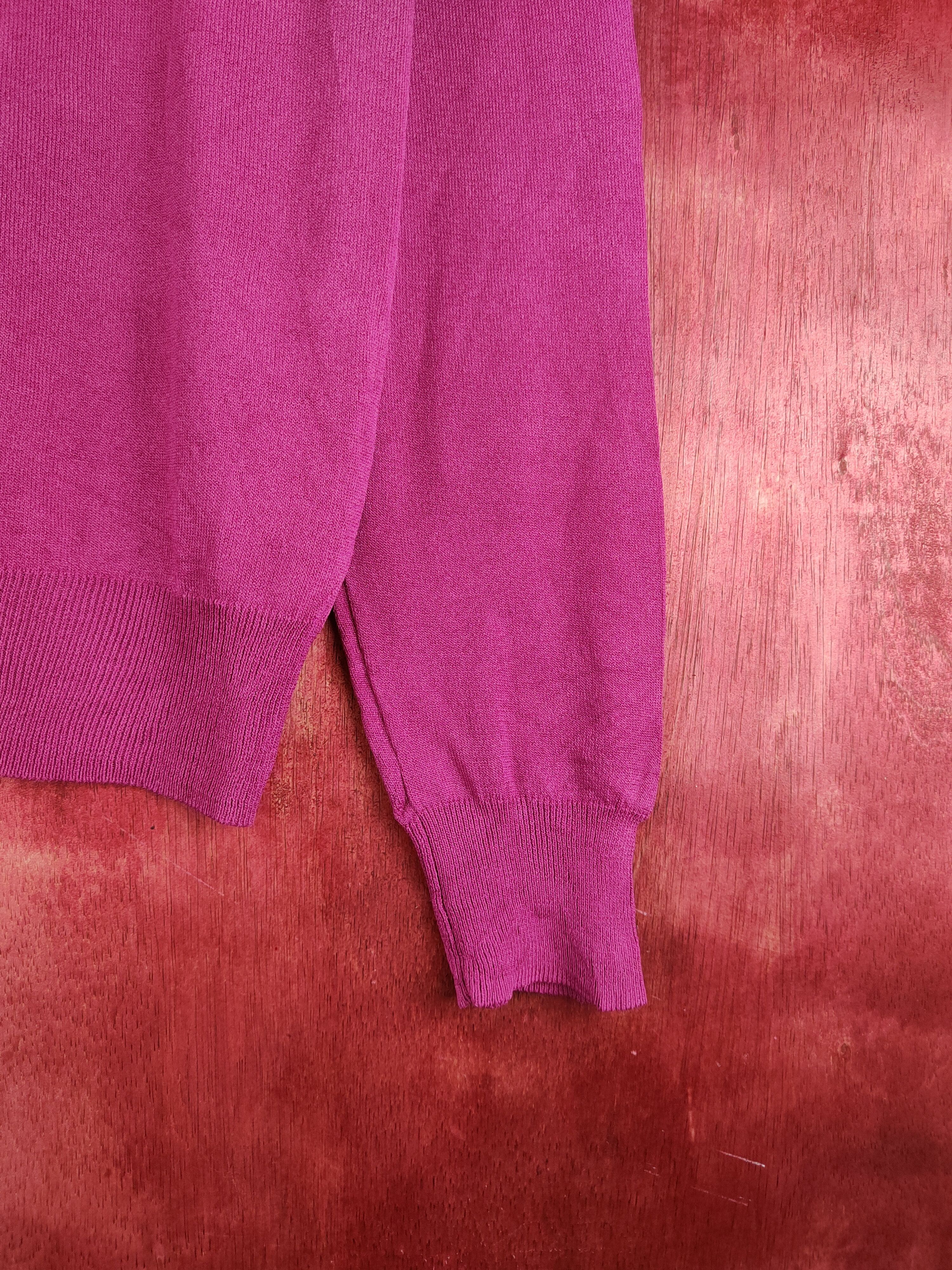 Japanese Brand × Vintage Japanese Brand Purple Knitwear Cardigan japan vintage #S1199 Size M / US 6-8 / IT 42-44 - 6 Thumbnail