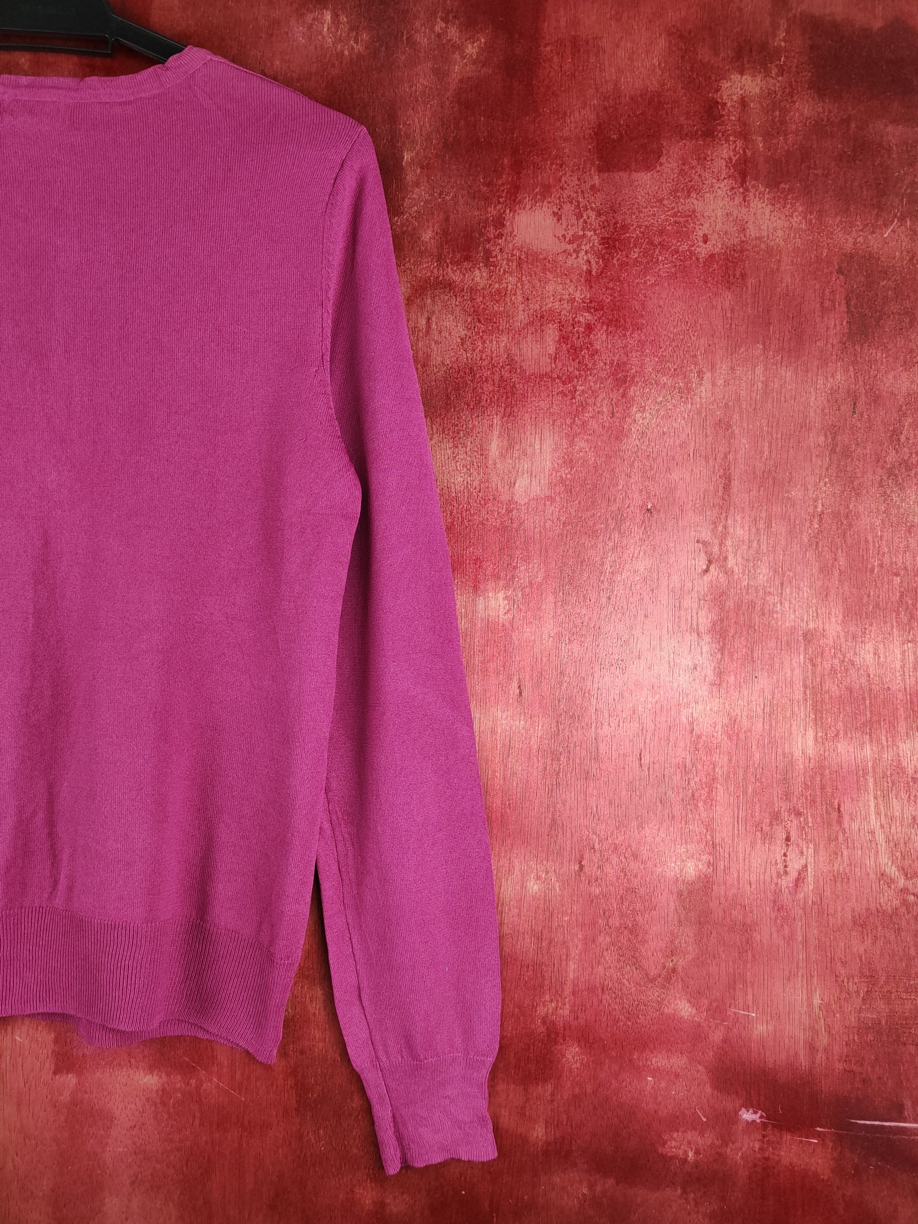 Japanese Brand × Vintage Japanese Brand Purple Knitwear Cardigan japan vintage #S1199 Size M / US 6-8 / IT 42-44 - 9 Thumbnail