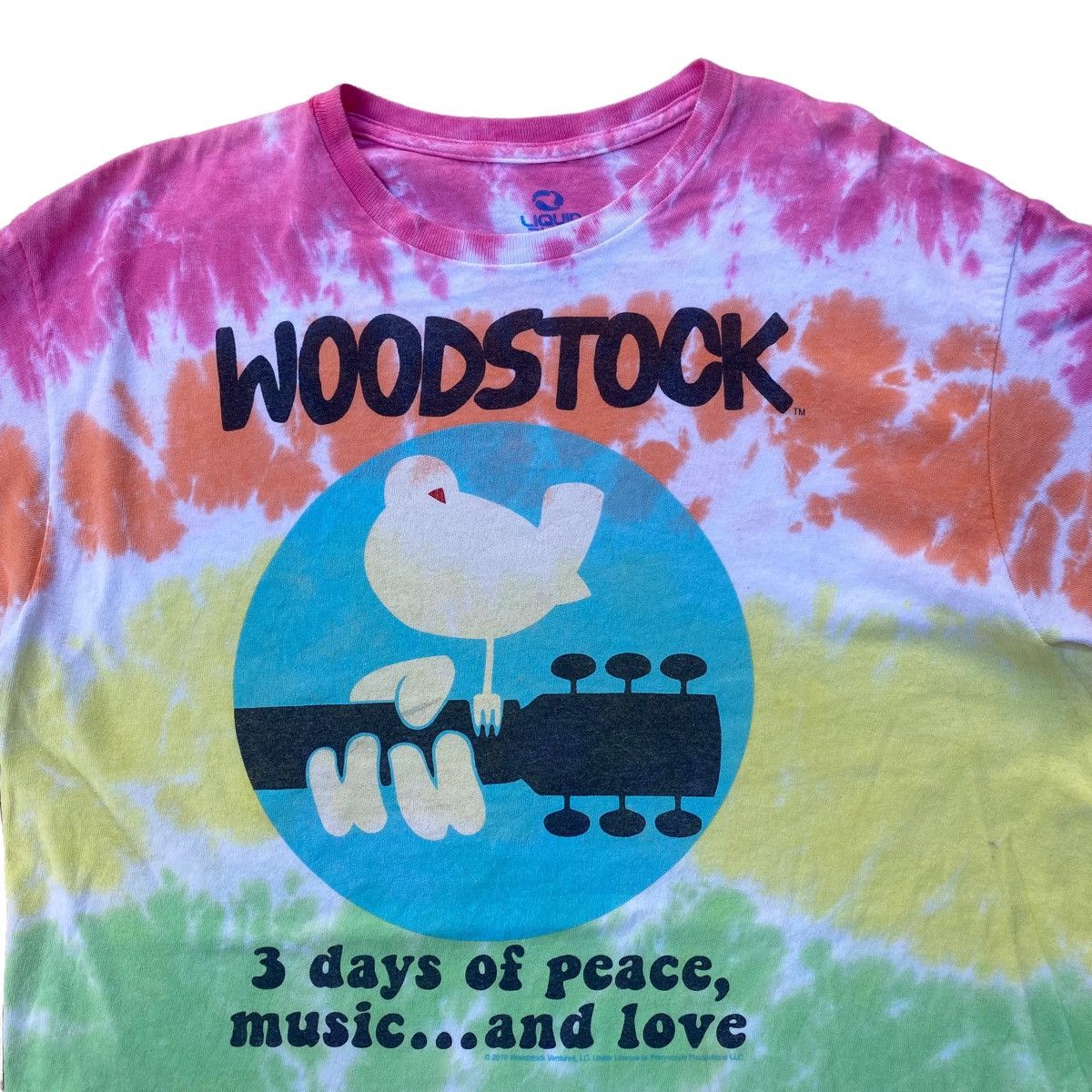 Band Tees × Liquid Blue × Vintage Woodstock 3 Days of Peace, Music and Love Vintage Shirt. #W Size US L / EU 52-54 / 3 - 2 Thumbnail