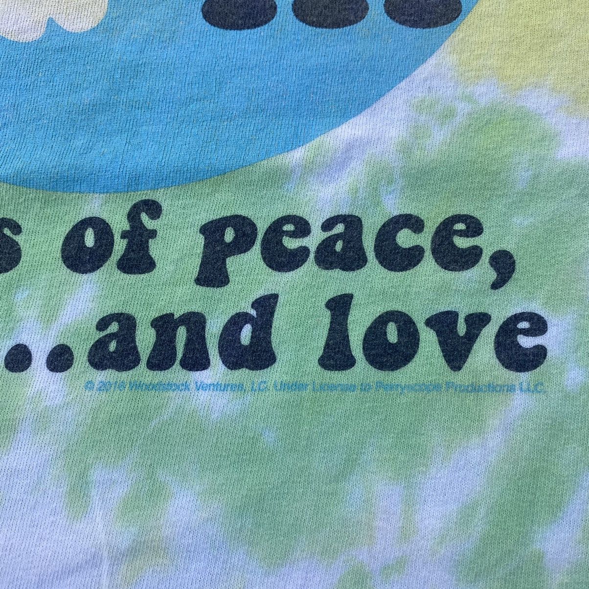 Band Tees × Liquid Blue × Vintage Woodstock 3 Days of Peace, Music and Love Vintage Shirt. #W Size US L / EU 52-54 / 3 - 5 Thumbnail