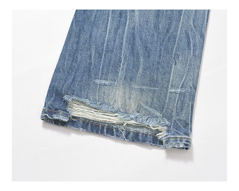 cleanfit distressed ripped jeans