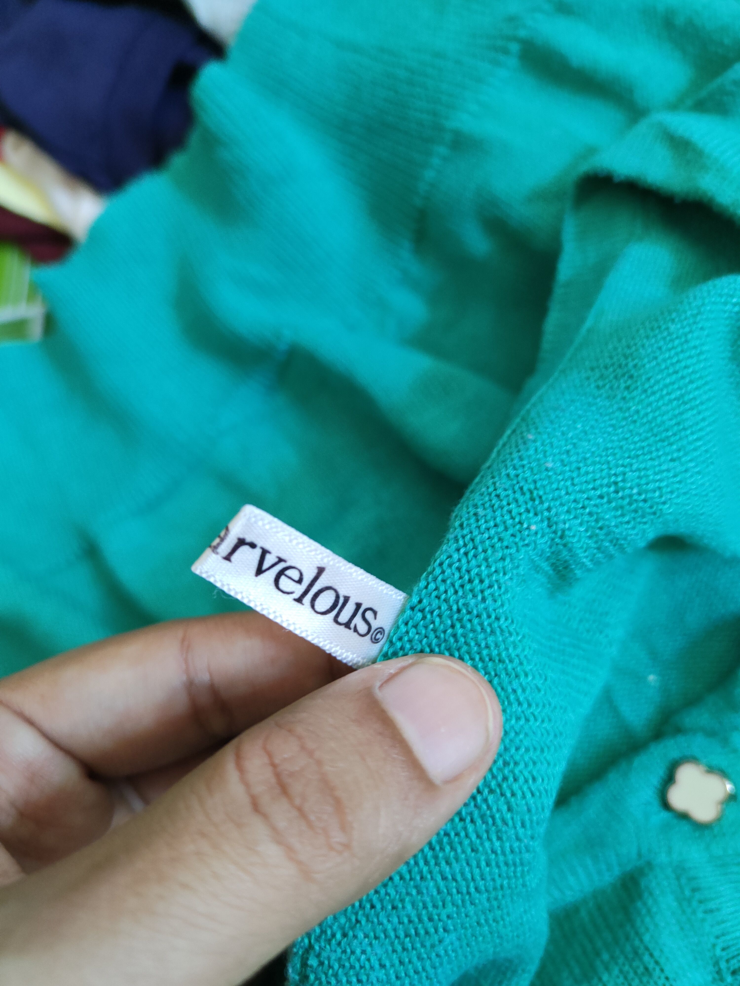 Japanese Brand × Vintage Marvelous Green Knitwear Cardigan japan vintage #S1195 Size M / US 6-8 / IT 42-44 - 12 Thumbnail