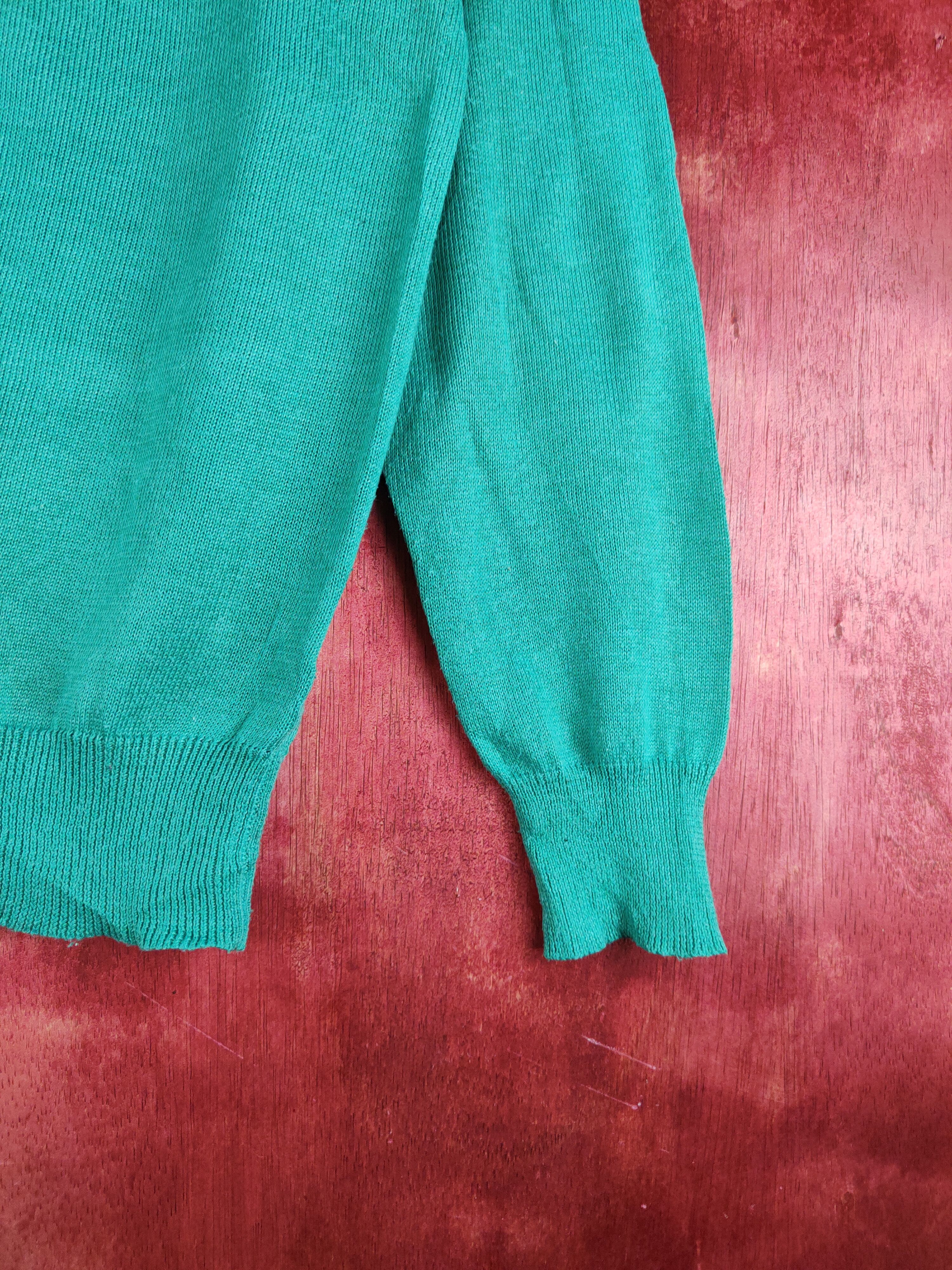 Japanese Brand × Vintage Marvelous Green Knitwear Cardigan japan vintage #S1195 Size M / US 6-8 / IT 42-44 - 7 Thumbnail