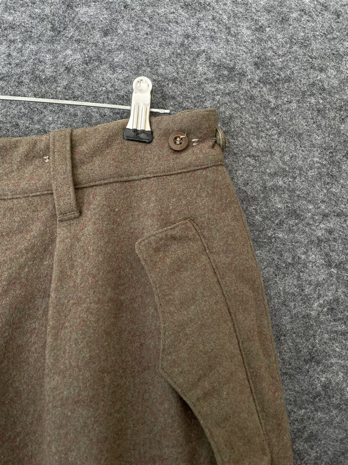 Hunter × Vintage VINTAGE 60’s MILITARY CARGO WOOL PANTS Size US 32 / EU 48 - 6 Thumbnail