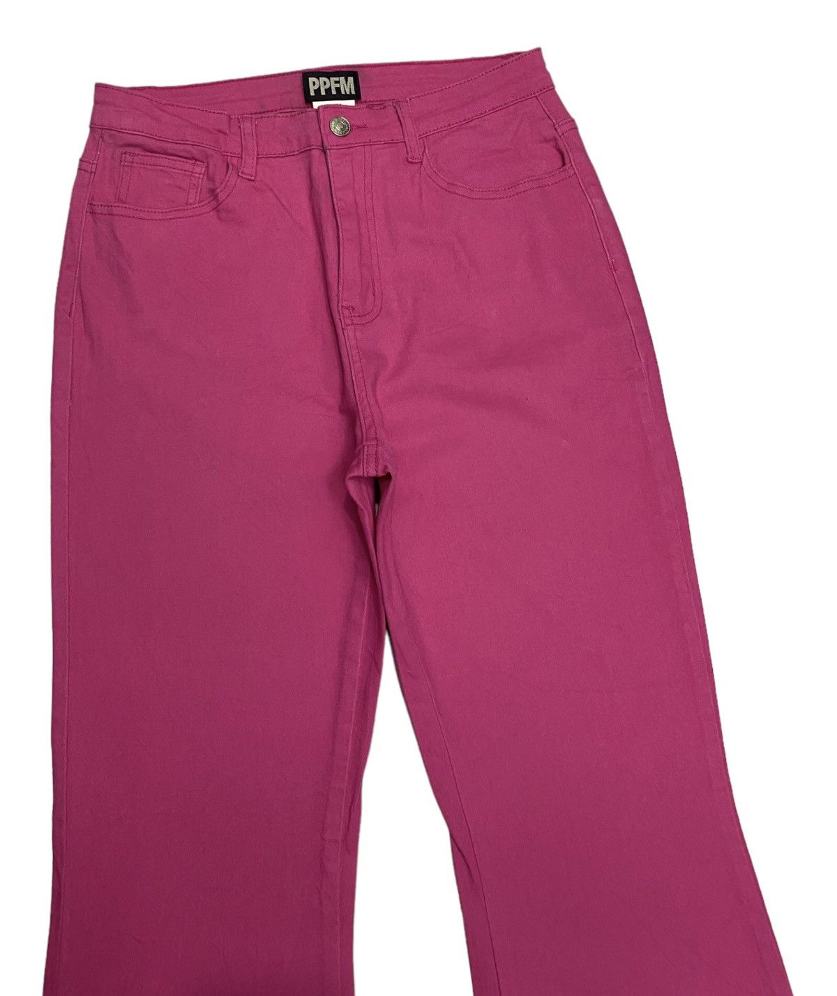 Hysteric Glamour PPFM AW1999 PINK FLARE DENIM JEANS CUSTOM Size US 28 / EU 44 - 4 Thumbnail